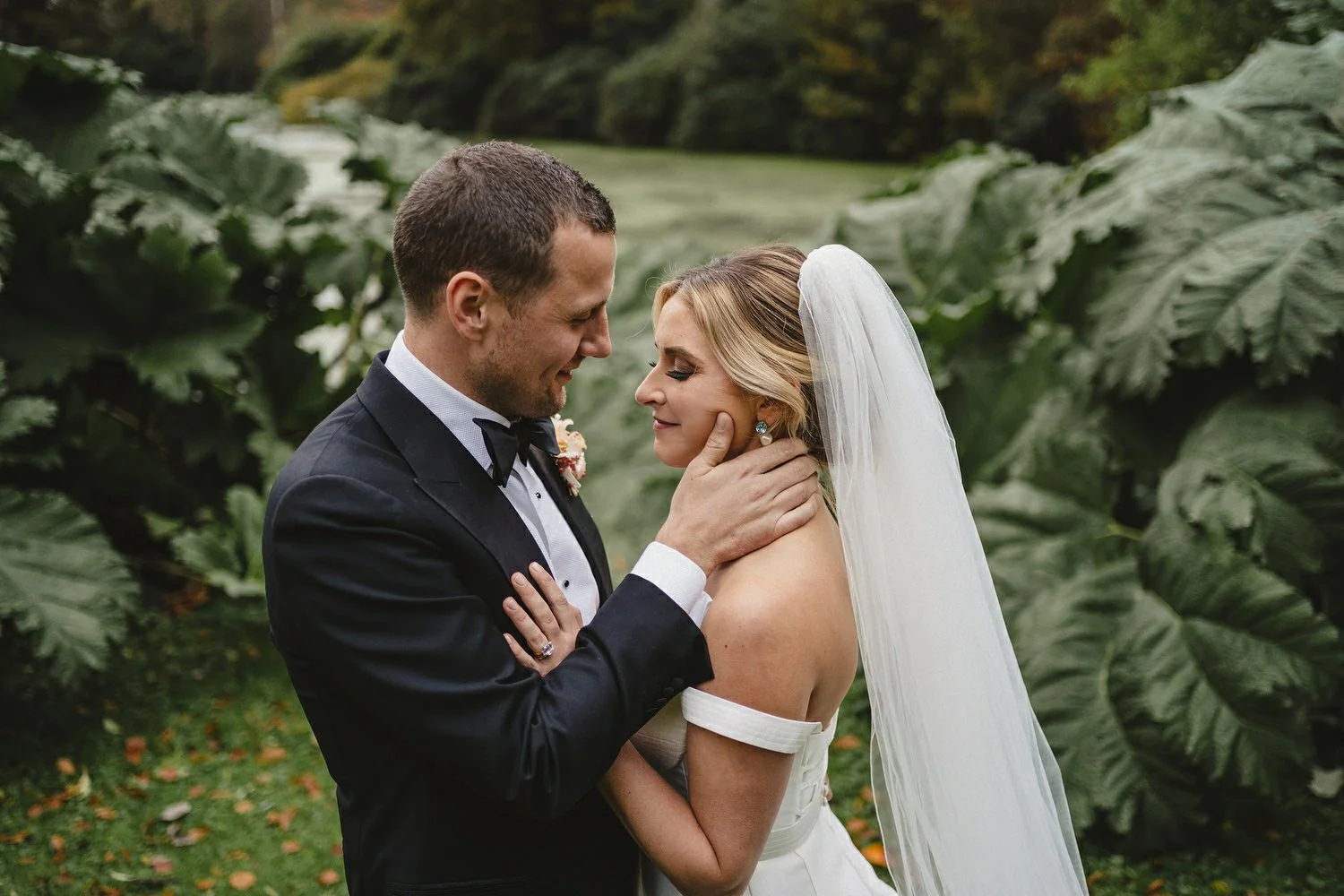  Katie and Jack McGarryÕs Irish American winter wedding at Larchfield estate, with wedding photographs in Belfast Cathedral Quarter and the Merchant Hotel. JackÕs New York Bar, The Dead Rabbit, provided the drinks and cocktails. 