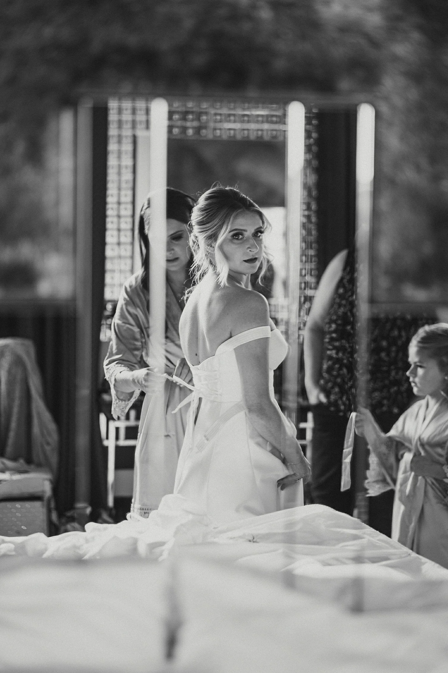  Katie and Jack McGarryÕs Irish American winter wedding at Larchfield estate, with wedding photographs in Belfast Cathedral Quarter and the Merchant Hotel. JackÕs New York Bar, The Dead Rabbit, provided the drinks and cocktails. 