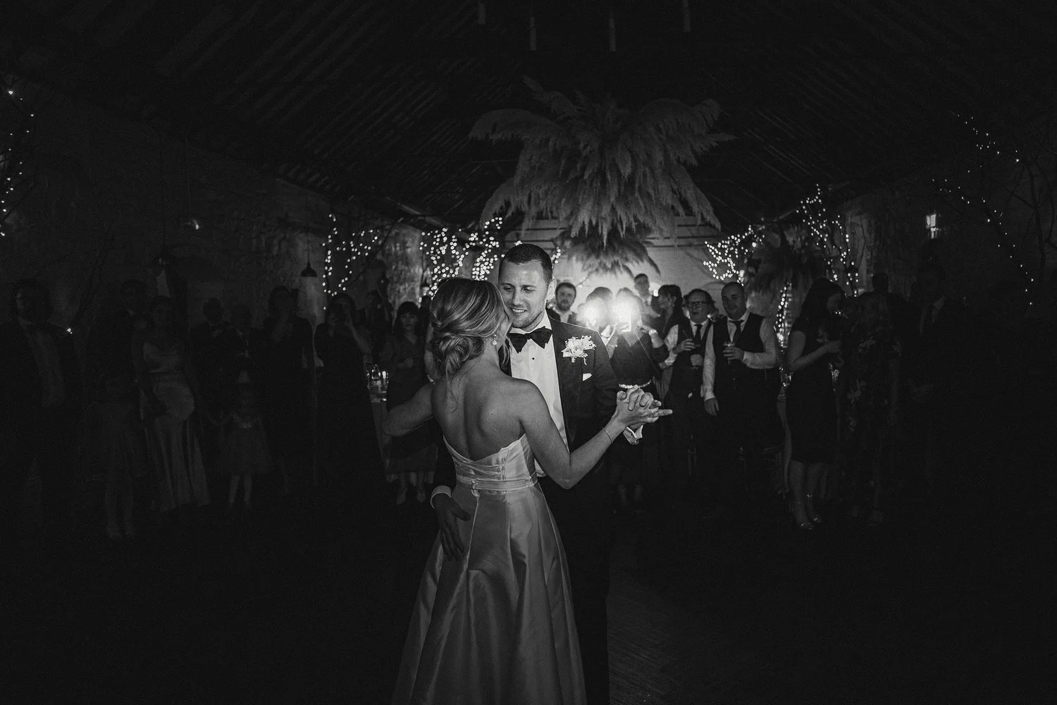  Katie and Jack McGarryÕs Irish American winter wedding at Larchfield estate, with wedding photographs in Belfast Cathedral Quarter and the Merchant Hotel. JackÕs New York Bar, The Dead Rabbit, provided the drinks and cocktails. 