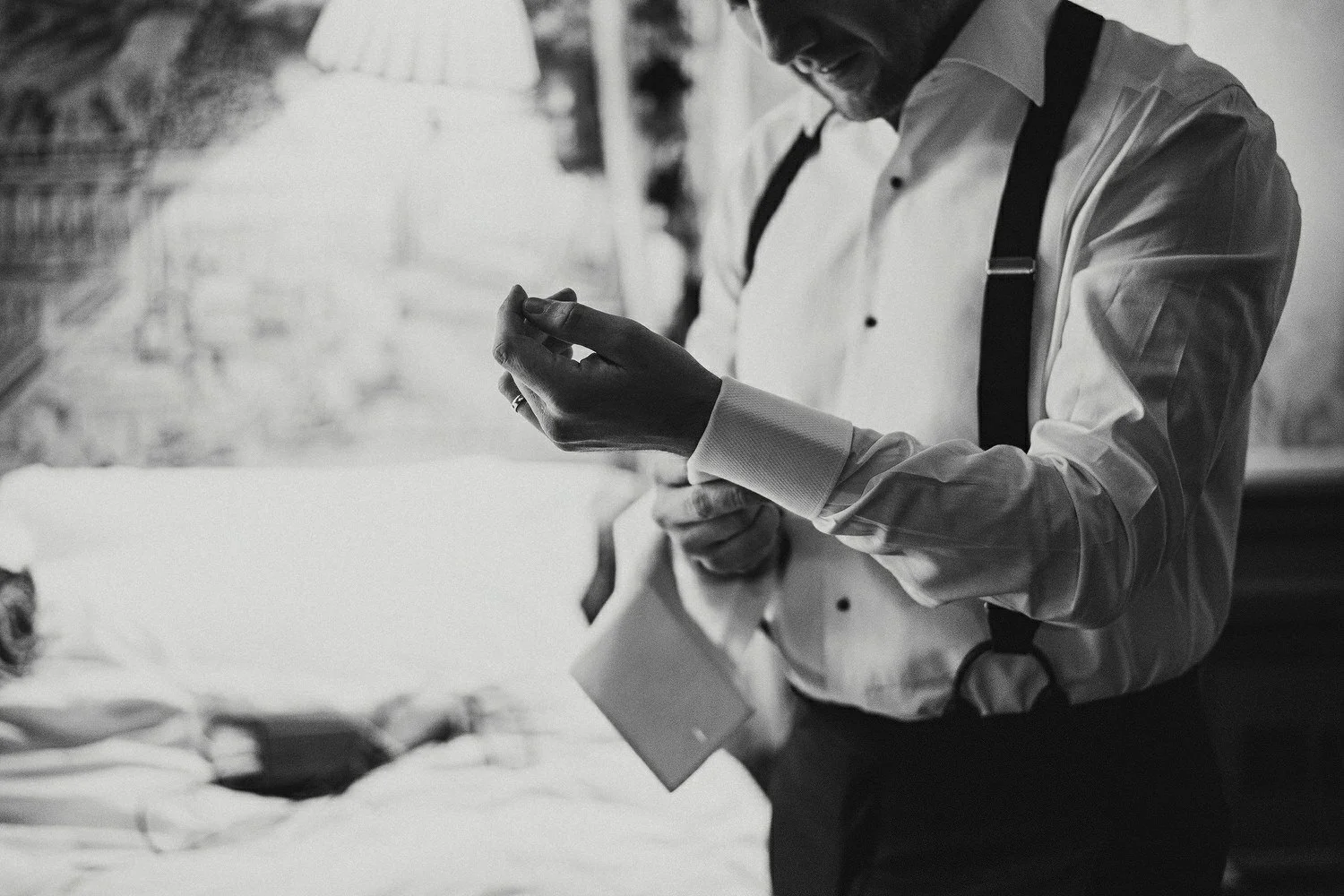  Katie and Jack McGarryÕs Irish American winter wedding at Larchfield estate, with wedding photographs in Belfast Cathedral Quarter and the Merchant Hotel. JackÕs New York Bar, The Dead Rabbit, provided the drinks and cocktails. 