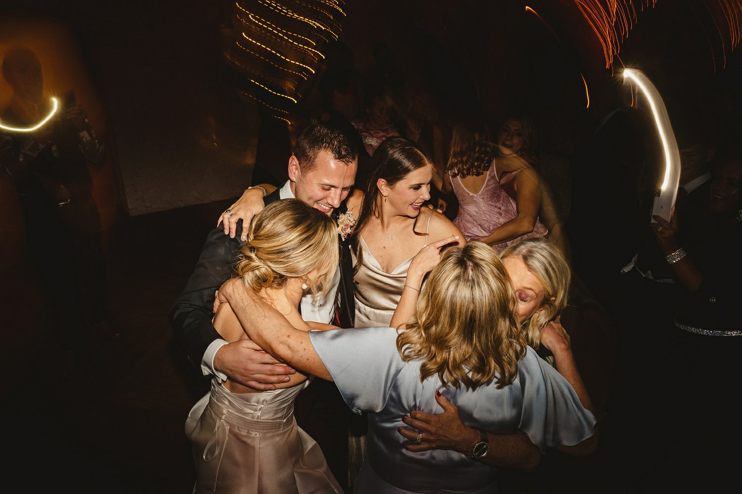  Katie and Jack McGarryÕs Irish American winter wedding at Larchfield estate, with wedding photographs in Belfast Cathedral Quarter and the Merchant Hotel. JackÕs New York Bar, The Dead Rabbit, provided the drinks and cocktails. 