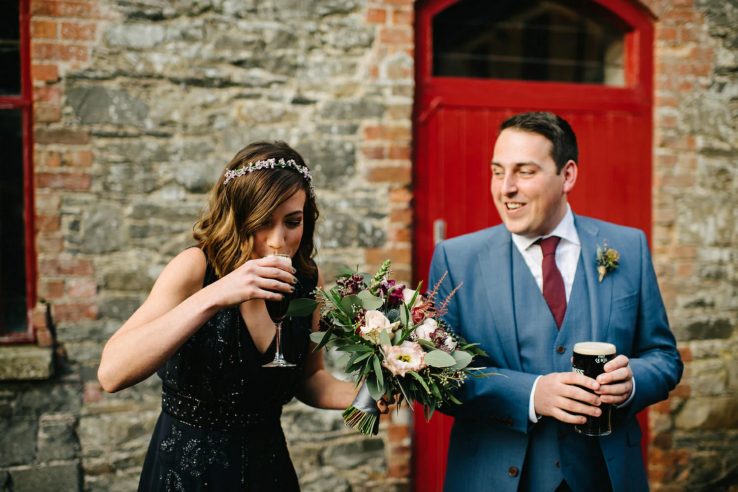  Larchfield Winter Wedding Photos, Belfast wedding photographers 