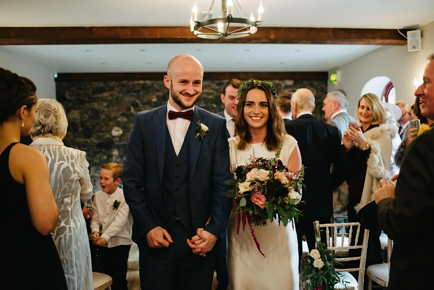  Larchfield Winter Wedding Photos, Belfast wedding photographers 