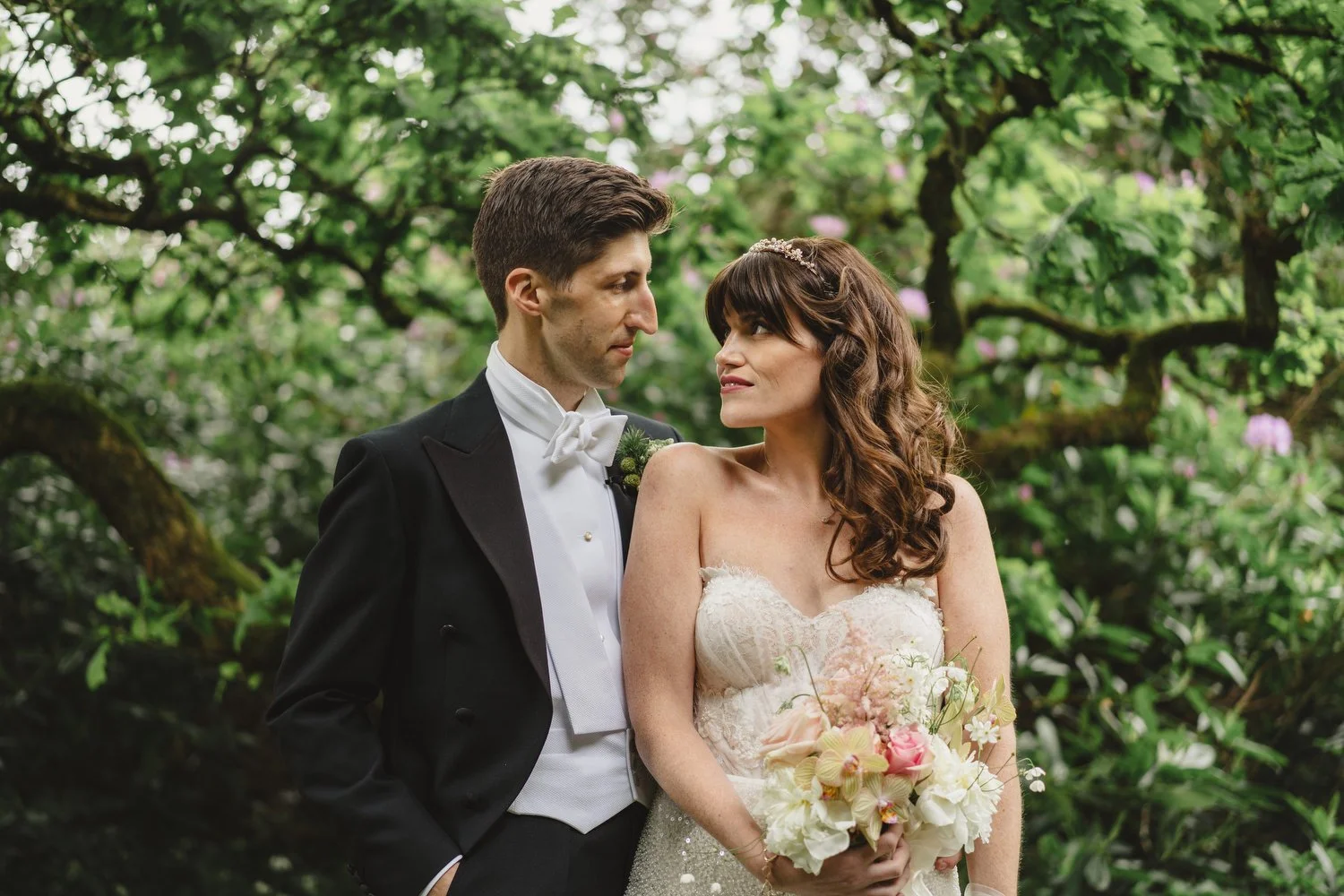  Triona and Riley’s wedding in the gorgeous Markree Castle and estate in County Sligo, Ireland.  Their Irish American wedding ceremony and reception were all in the Castle. 