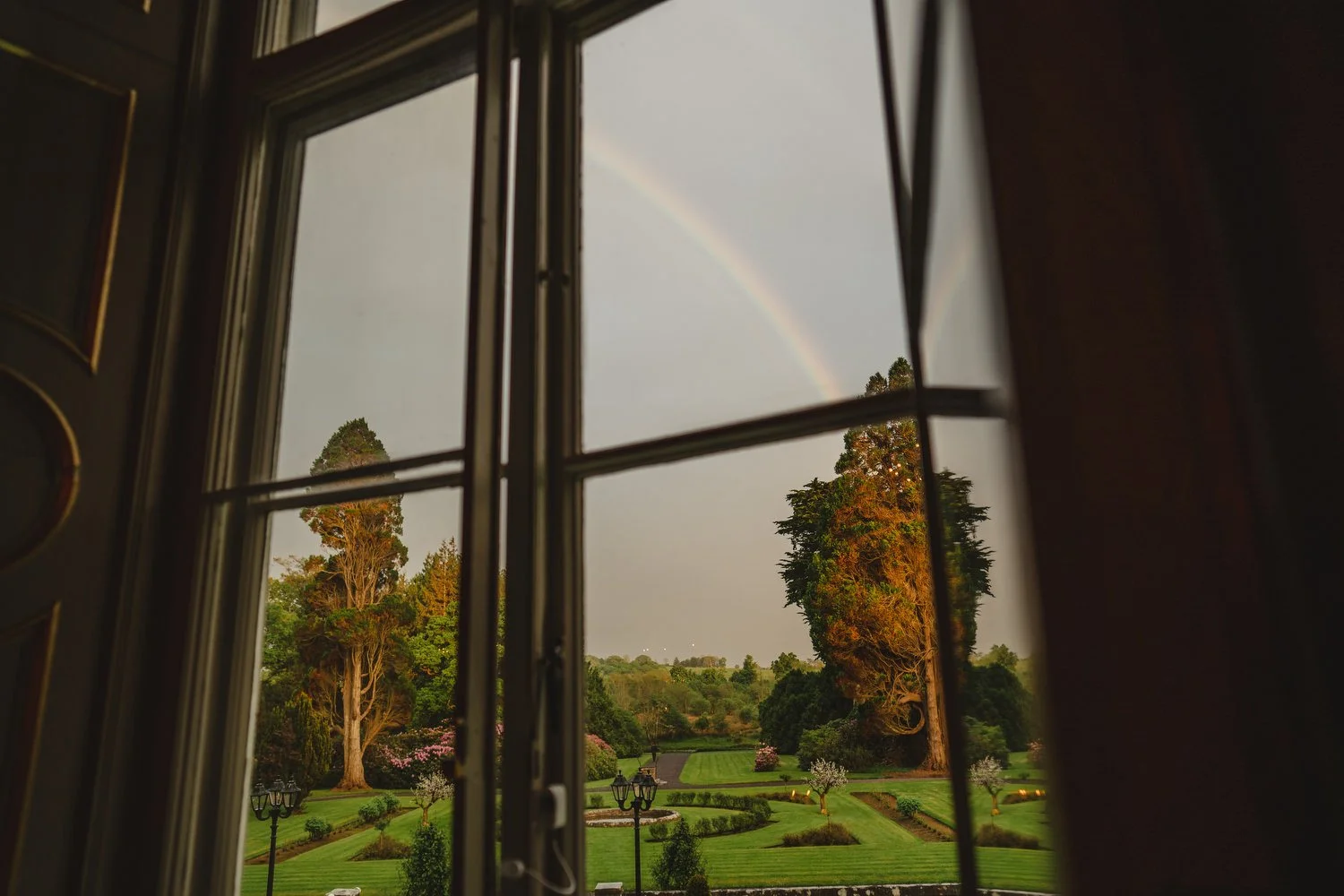  Triona and Riley’s wedding in the gorgeous Markree Castle and estate in County Sligo, Ireland.  Their Irish American wedding ceremony and reception were all in the Castle. 