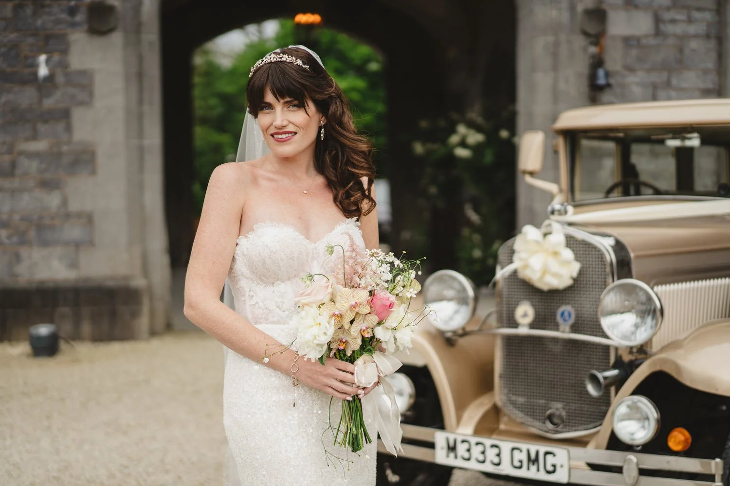  Triona and Riley’s wedding in the gorgeous Markree Castle and estate in County Sligo, Ireland.  Their Irish American wedding ceremony and reception were all in the Castle. 