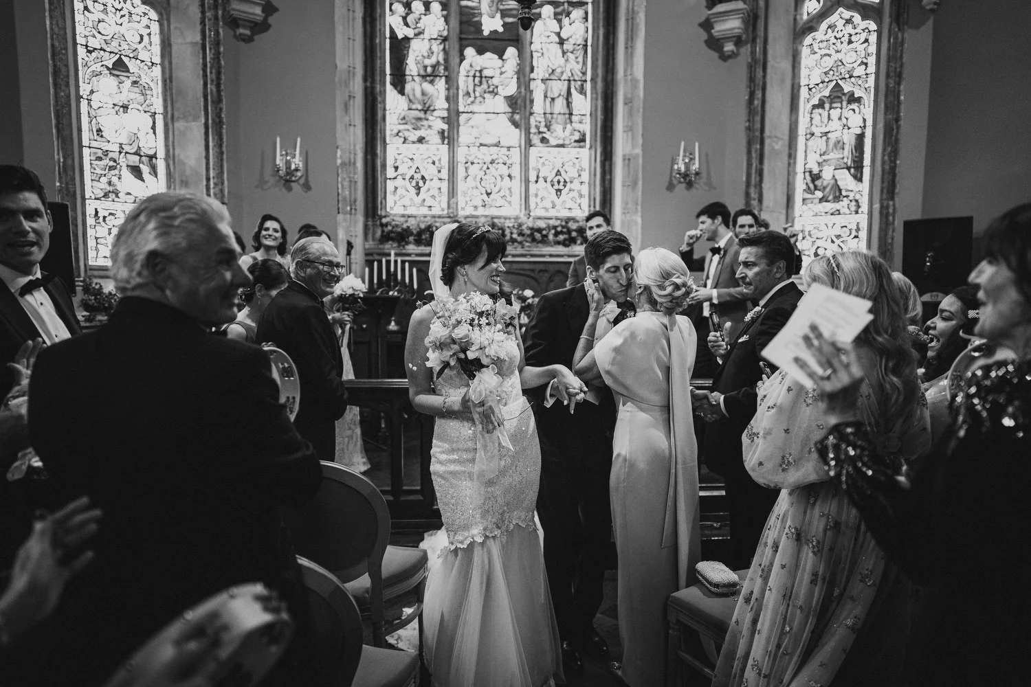  Triona and Riley’s wedding in the gorgeous Markree Castle and estate in County Sligo, Ireland.  Their Irish American wedding ceremony and reception were all in the Castle. 