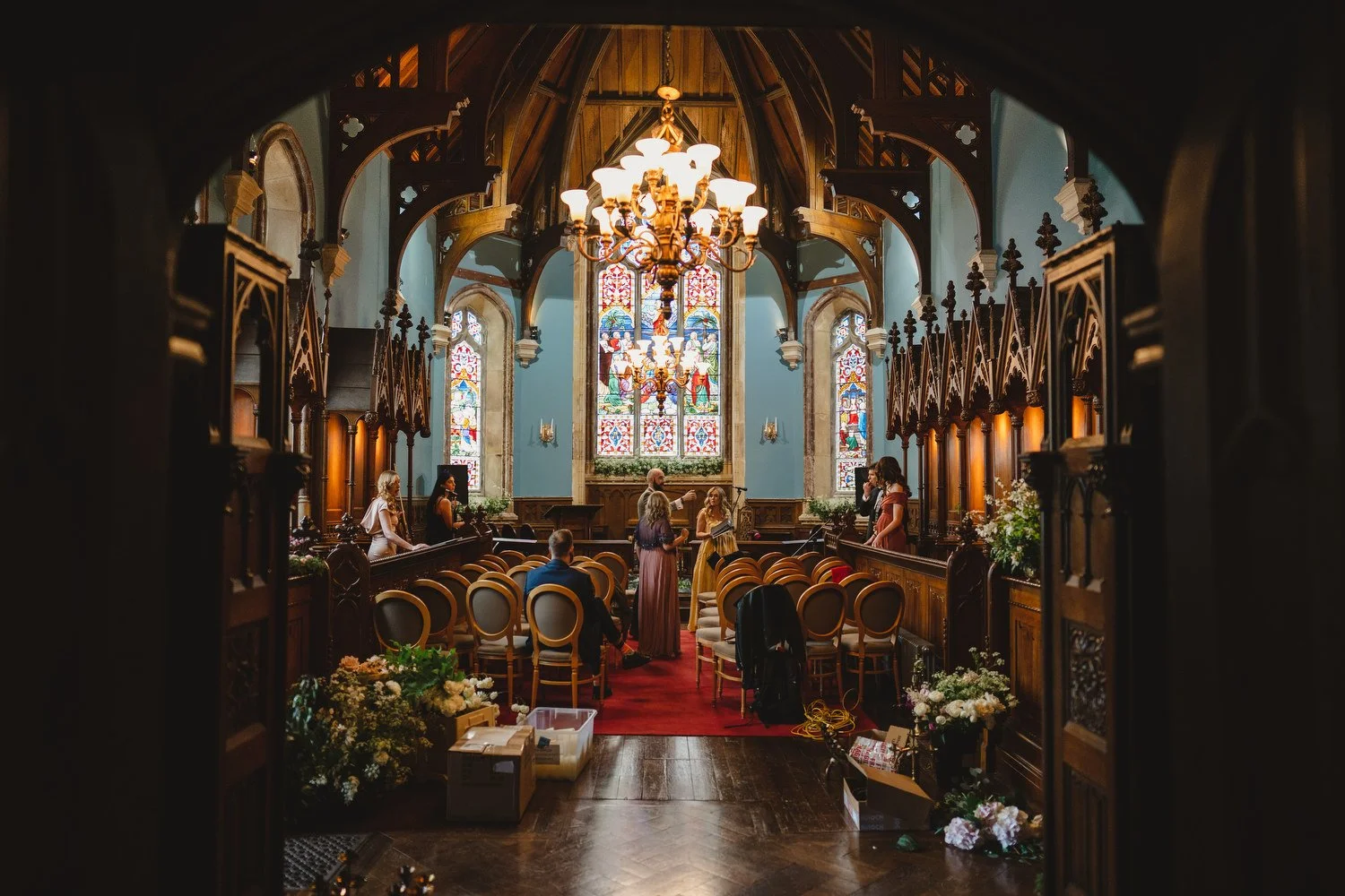  Triona and Riley’s wedding in the gorgeous Markree Castle and estate in County Sligo, Ireland.  Their Irish American wedding ceremony and reception were all in the Castle. 