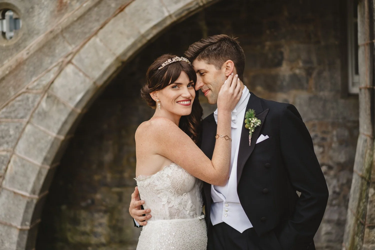  Triona and Riley’s wedding in the gorgeous Markree Castle and estate in County Sligo, Ireland.  Their Irish American wedding ceremony and reception were all in the Castle. 