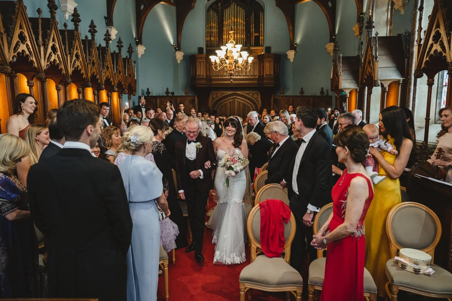  Triona and Riley’s wedding in the gorgeous Markree Castle and estate in County Sligo, Ireland.  Their Irish American wedding ceremony and reception were all in the Castle. 