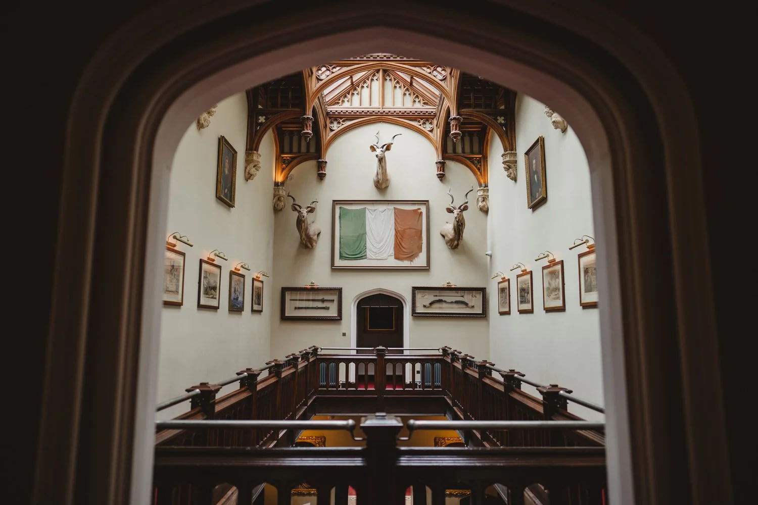  Triona and Riley’s wedding in the gorgeous Markree Castle and estate in County Sligo, Ireland.  Their Irish American wedding ceremony and reception were all in the Castle. 