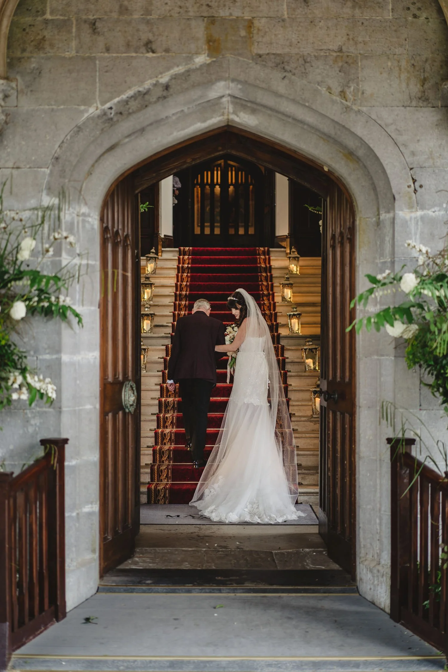  Triona and Riley’s wedding in the gorgeous Markree Castle and estate in County Sligo, Ireland.  Their Irish American wedding ceremony and reception were all in the Castle. 