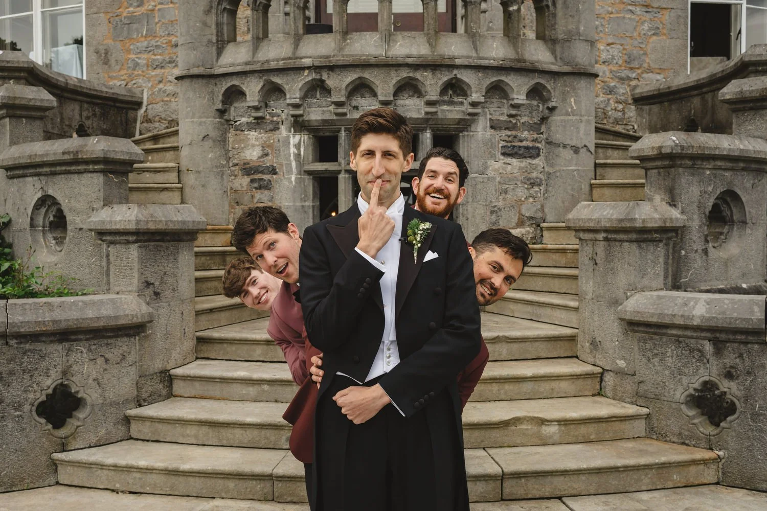  Triona and Riley’s wedding in the gorgeous Markree Castle and estate in County Sligo, Ireland.  Their Irish American wedding ceremony and reception were all in the Castle. 