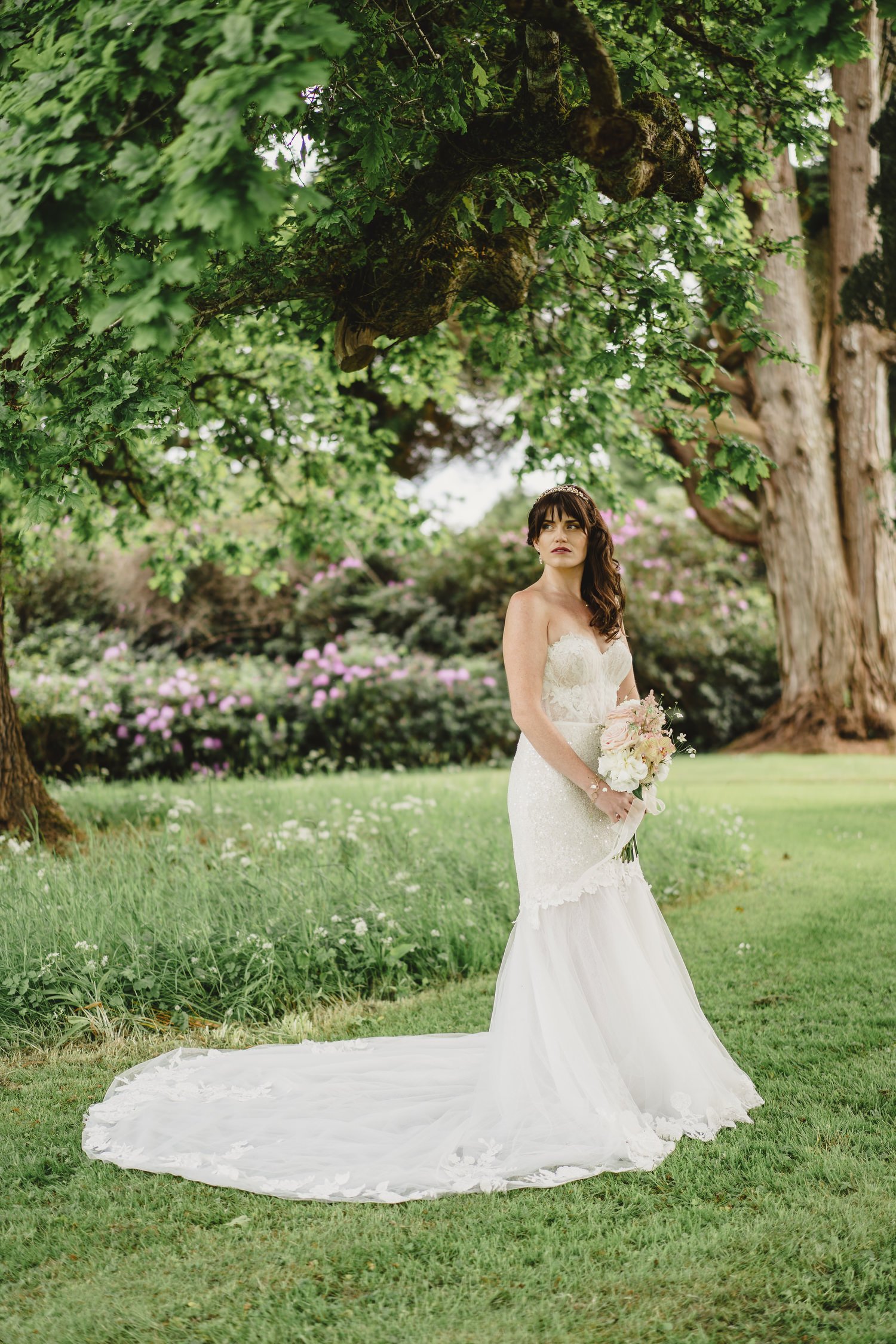  Triona and Riley’s wedding in the gorgeous Markree Castle and estate in County Sligo, Ireland.  Their Irish American wedding ceremony and reception were all in the Castle. 