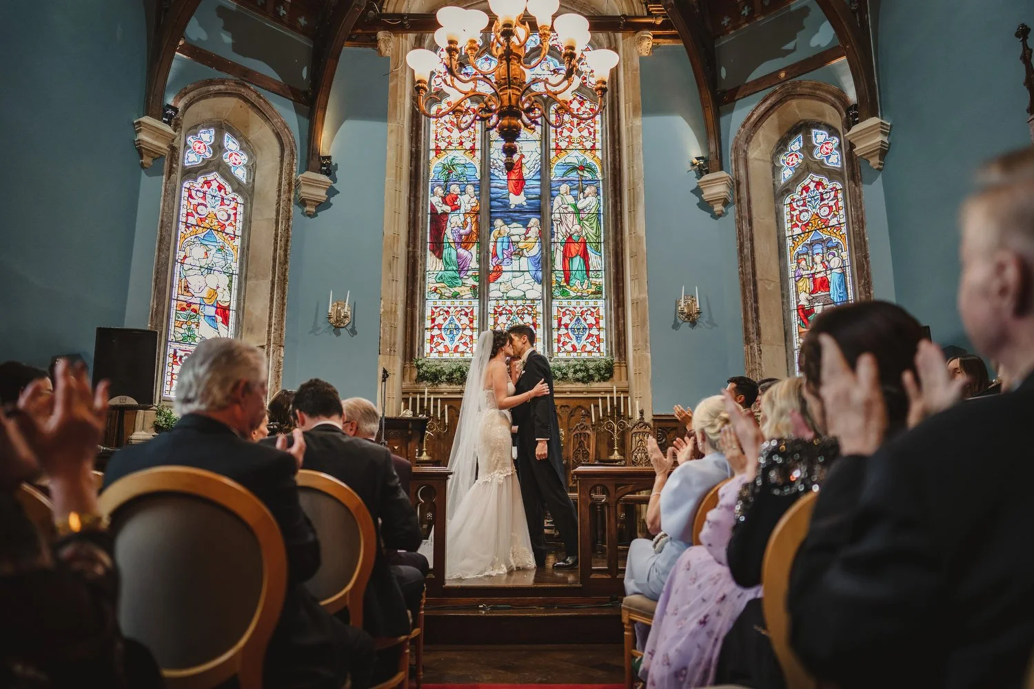  Triona and Riley’s wedding in the gorgeous Markree Castle and estate in County Sligo, Ireland.  Their Irish American wedding ceremony and reception were all in the Castle. 