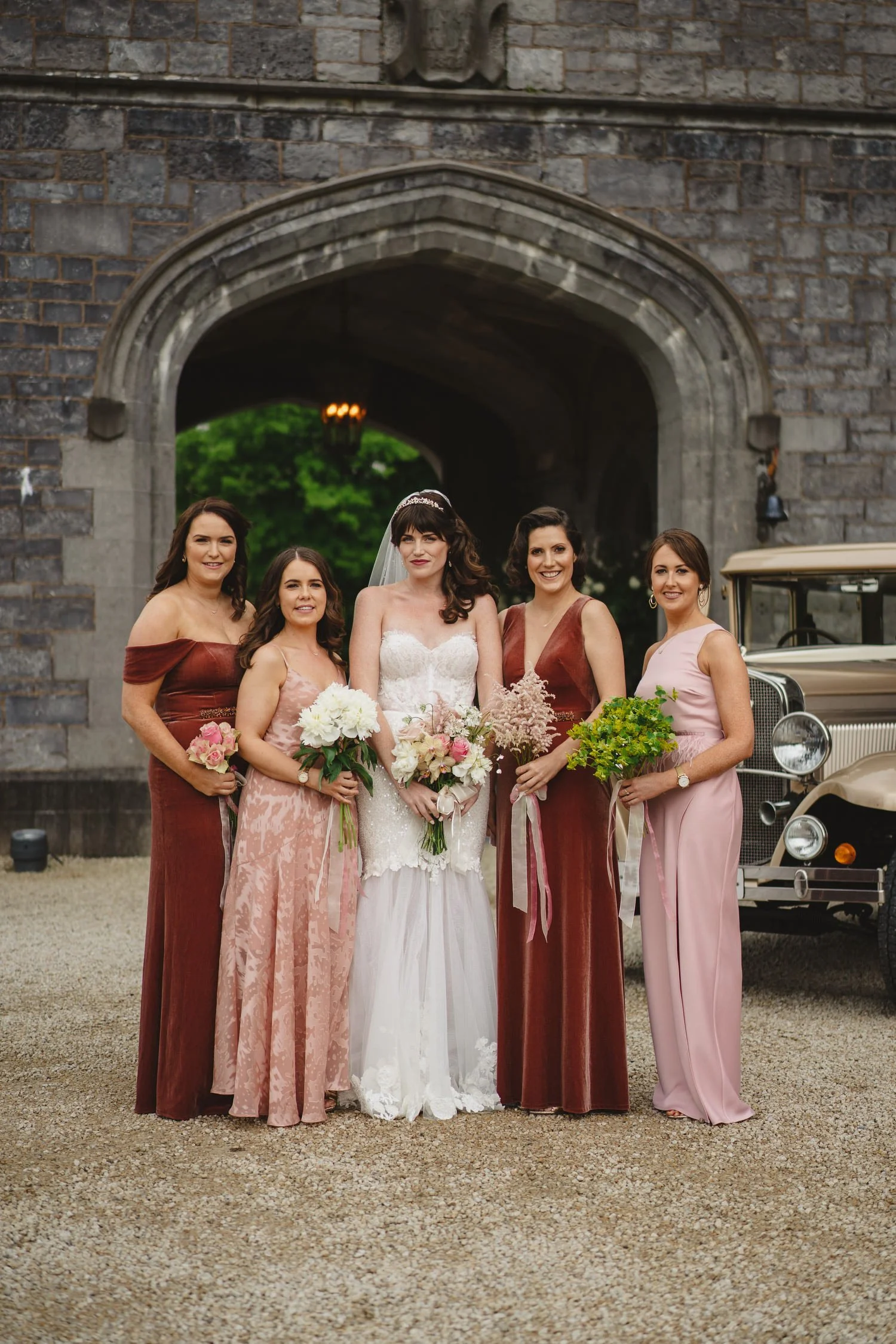  Triona and Riley’s wedding in the gorgeous Markree Castle and estate in County Sligo, Ireland.  Their Irish American wedding ceremony and reception were all in the Castle. 