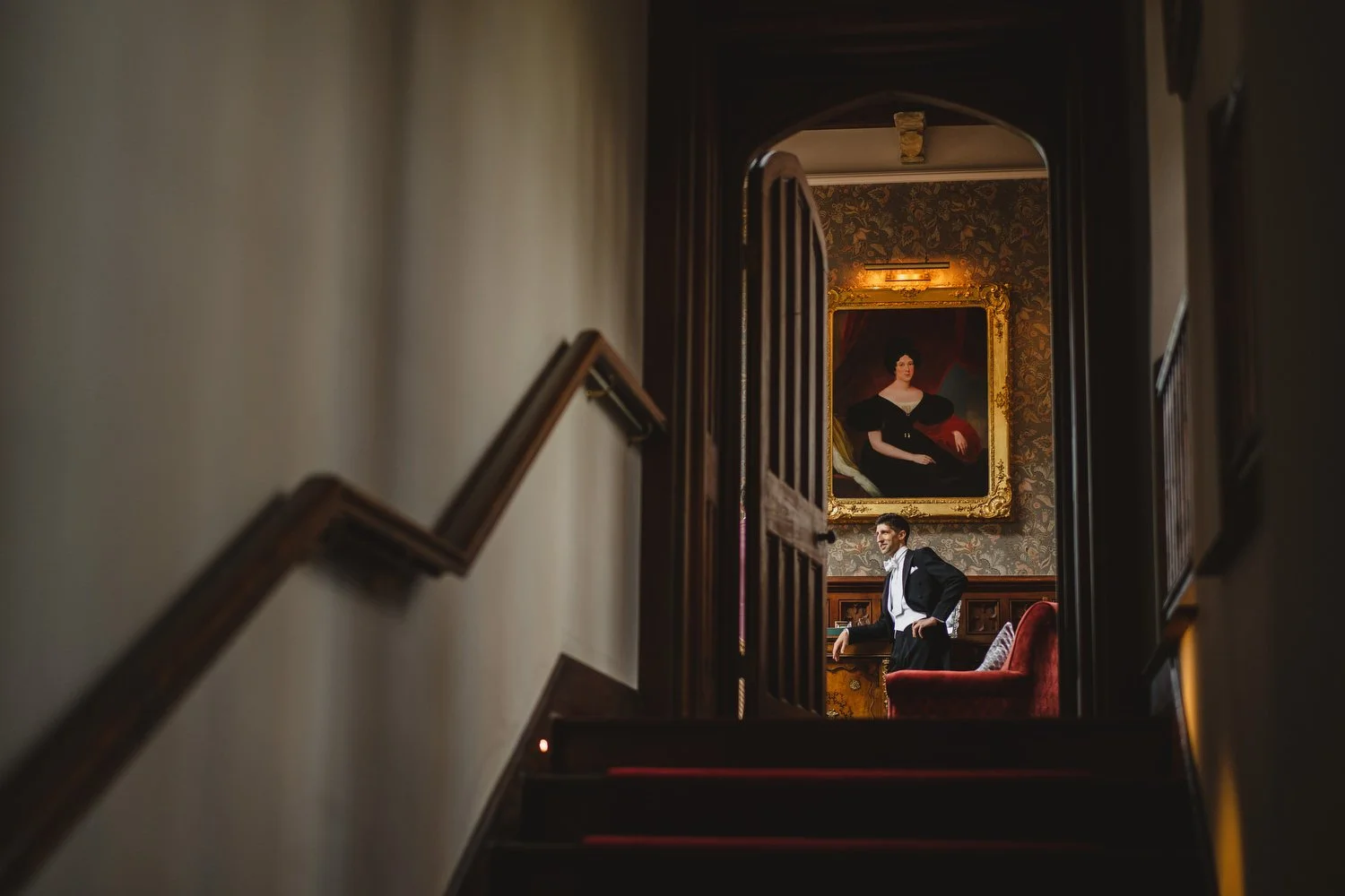  Triona and Riley’s wedding in the gorgeous Markree Castle and estate in County Sligo, Ireland.  Their Irish American wedding ceremony and reception were all in the Castle. 