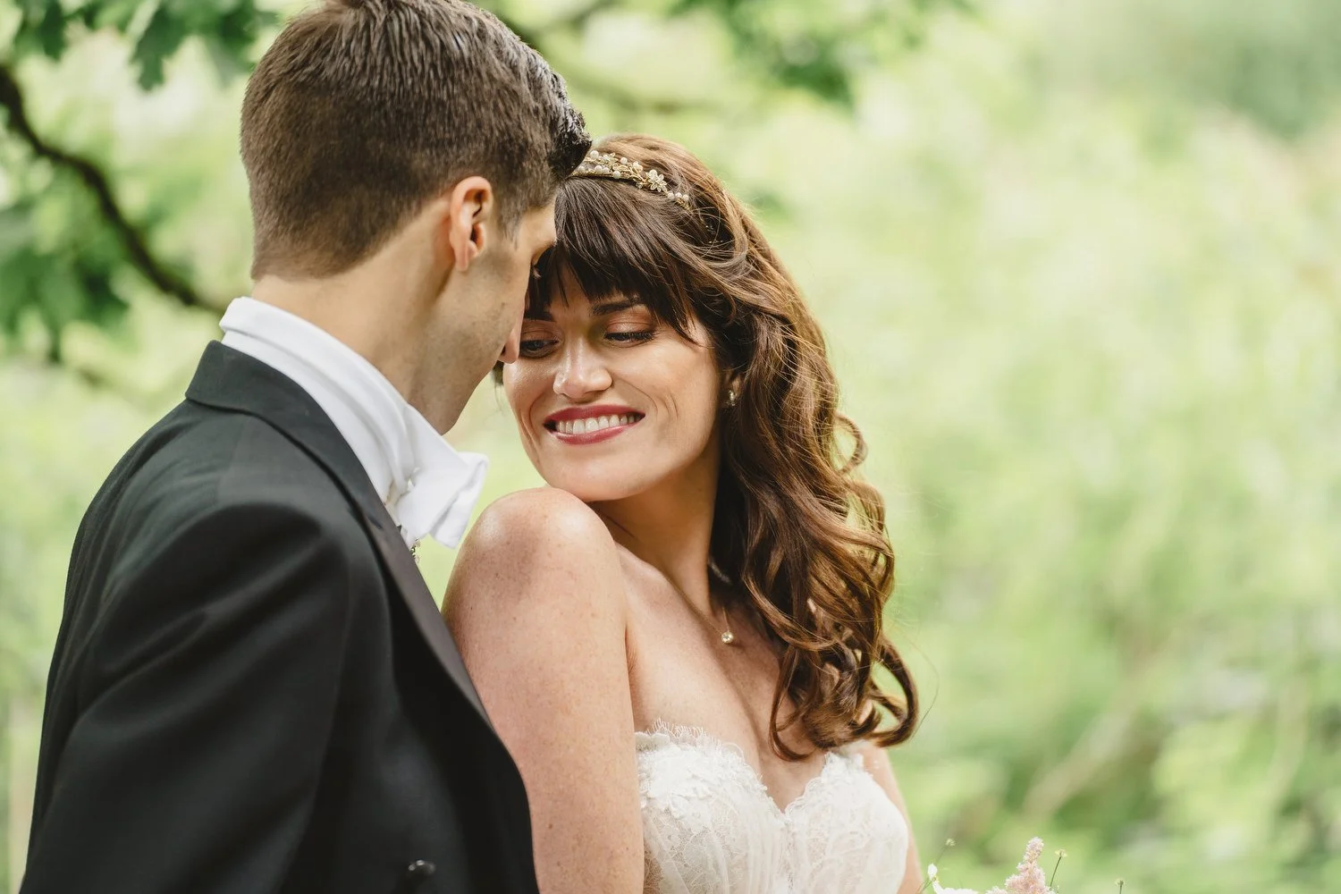  Triona and Riley’s wedding in the gorgeous Markree Castle and estate in County Sligo, Ireland.  Their Irish American wedding ceremony and reception were all in the Castle. 