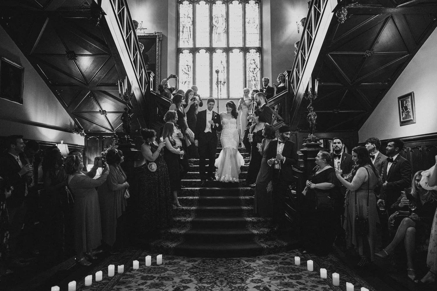  Triona and Riley’s wedding in the gorgeous Markree Castle and estate in County Sligo, Ireland.  Their Irish American wedding ceremony and reception were all in the Castle. 
