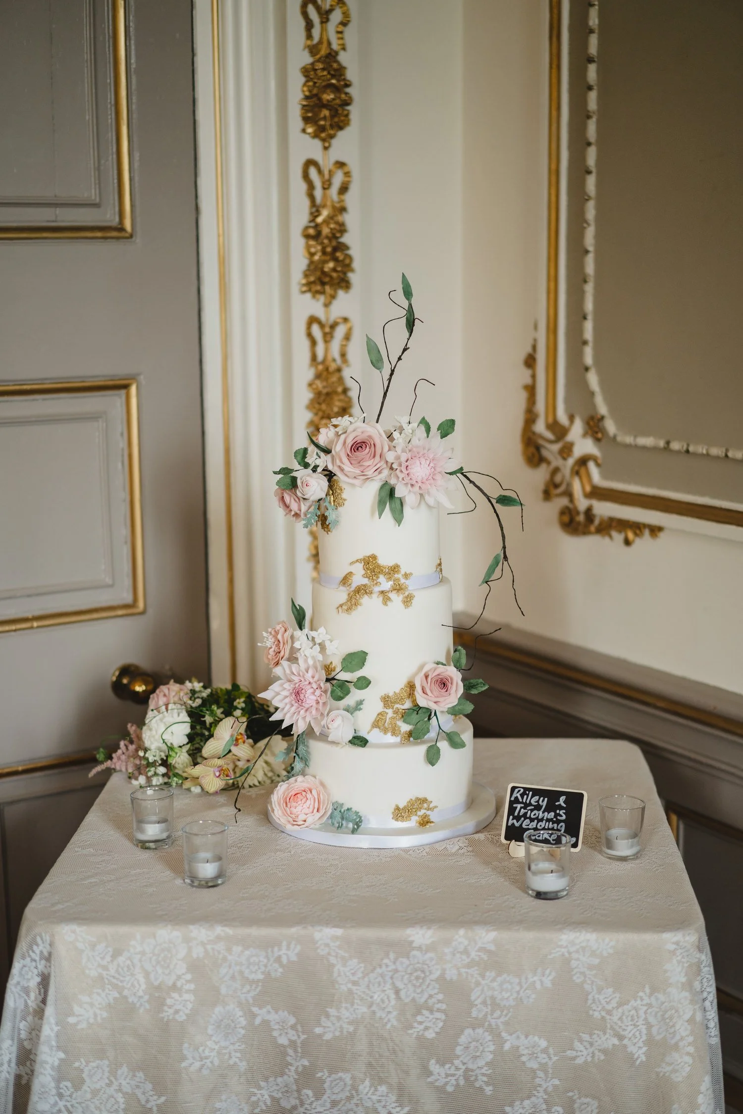  Triona and Riley’s wedding in the gorgeous Markree Castle and estate in County Sligo, Ireland.  Their Irish American wedding ceremony and reception were all in the Castle. 