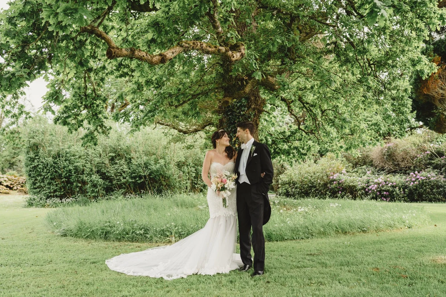 Triona and Riley’s wedding in the gorgeous Markree Castle and estate in County Sligo, Ireland.  Their Irish American wedding ceremony and reception were all in the Castle. 