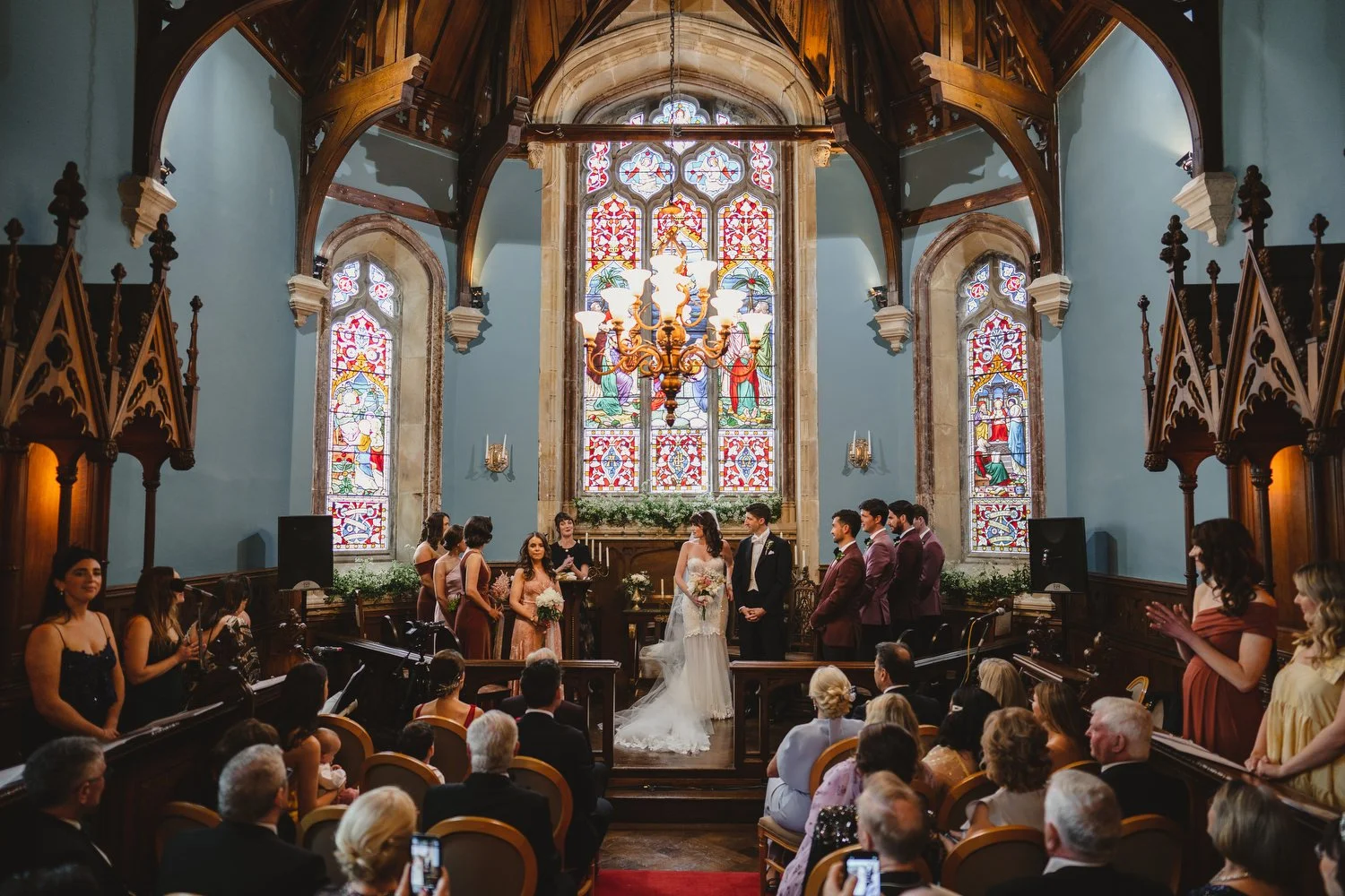 Triona and Riley’s wedding in the gorgeous Markree Castle and estate in County Sligo, Ireland.  Their Irish American wedding ceremony and reception were all in the Castle. 