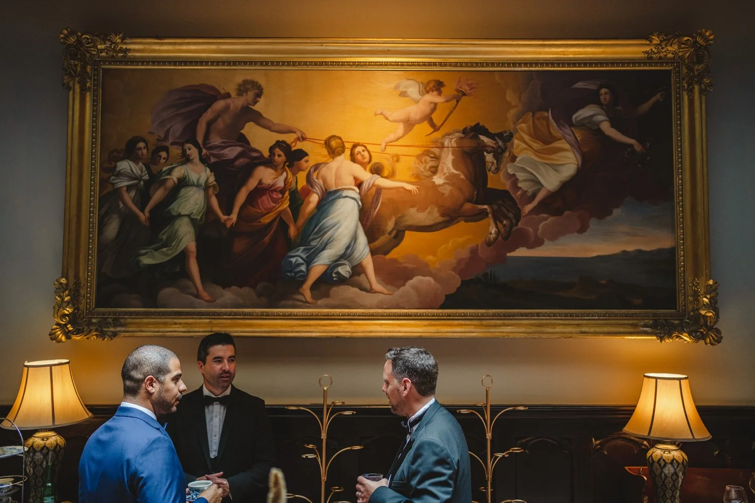  Triona and Riley’s wedding in the gorgeous Markree Castle and estate in County Sligo, Ireland.  Their Irish American wedding ceremony and reception were all in the Castle. 