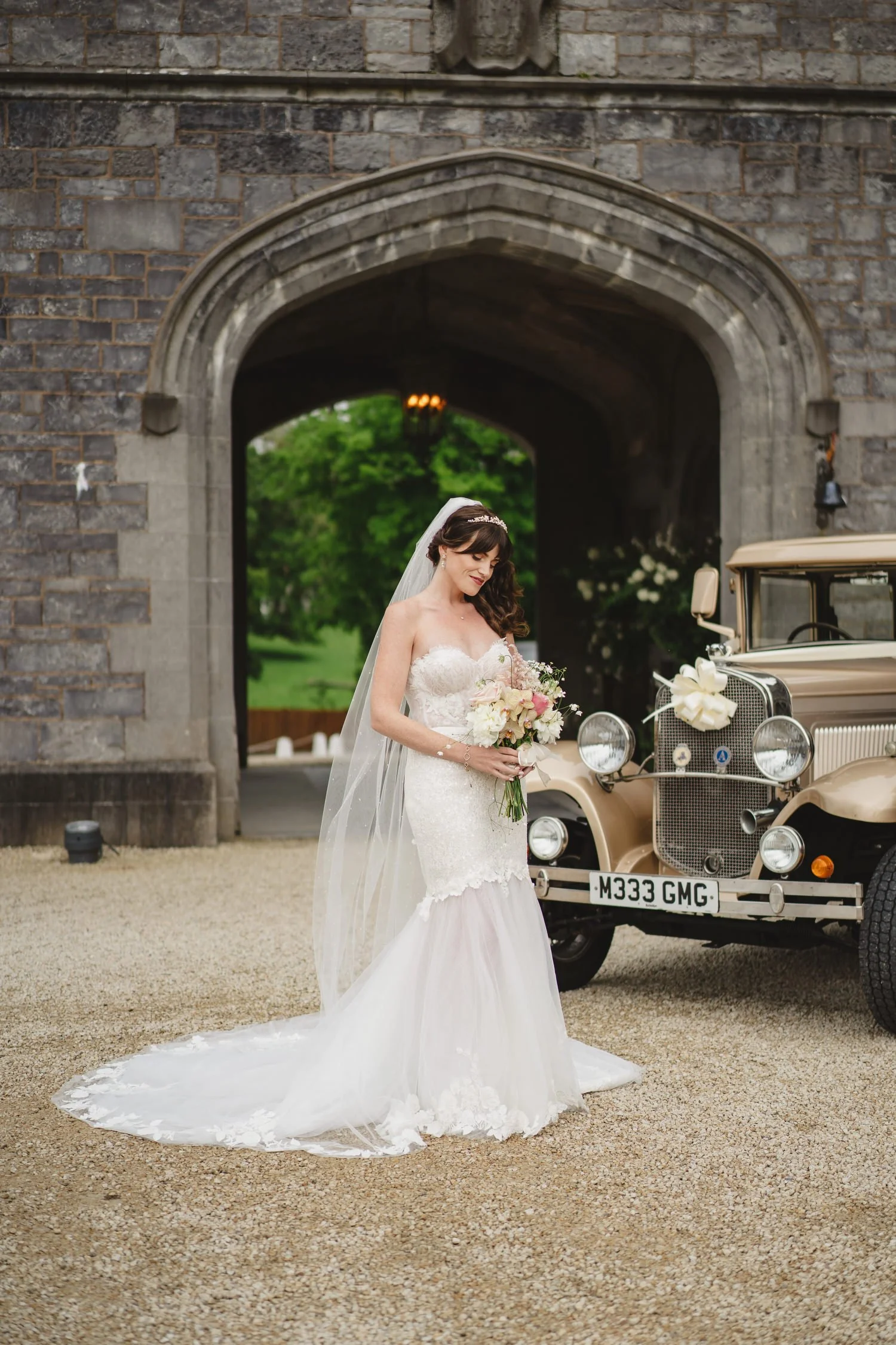  Triona and Riley’s wedding in the gorgeous Markree Castle and estate in County Sligo, Ireland.  Their Irish American wedding ceremony and reception were all in the Castle. 