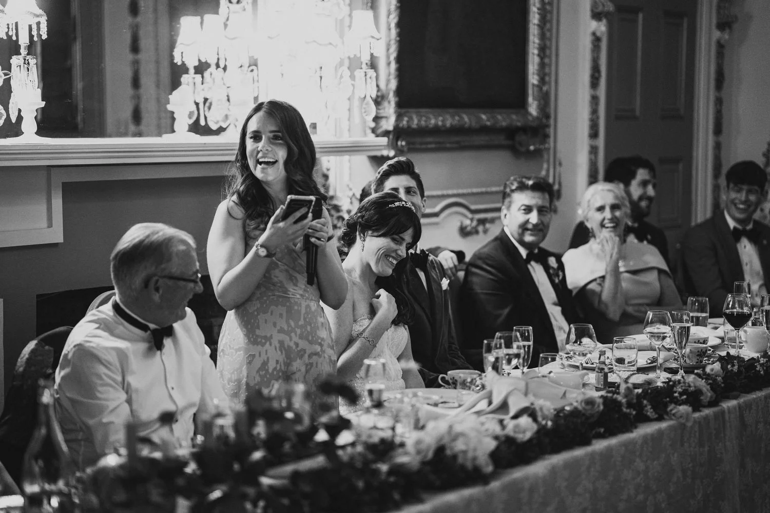  Triona and Riley’s wedding in the gorgeous Markree Castle and estate in County Sligo, Ireland.  Their Irish American wedding ceremony and reception were all in the Castle. 