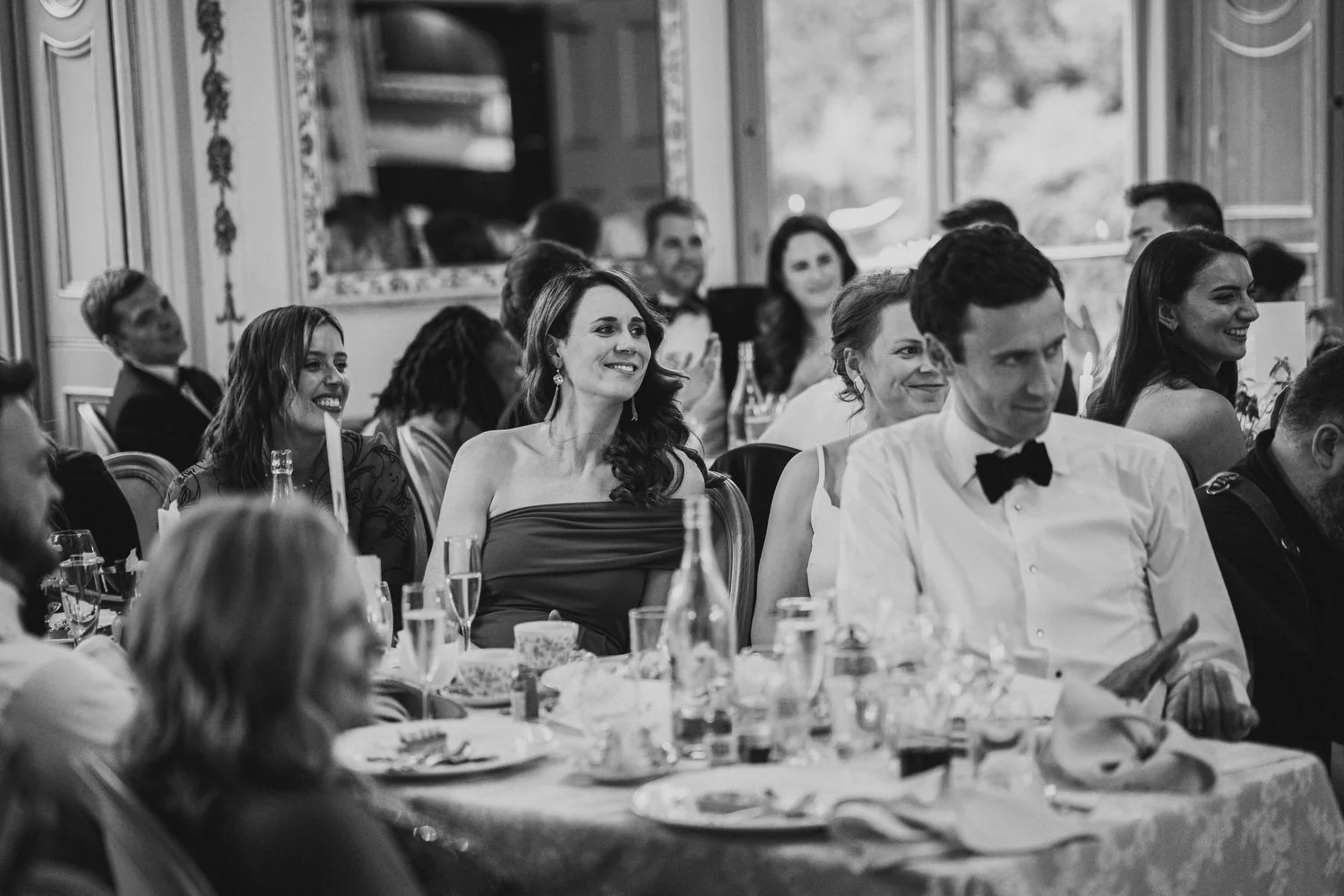  Triona and Riley’s wedding in the gorgeous Markree Castle and estate in County Sligo, Ireland.  Their Irish American wedding ceremony and reception were all in the Castle. 