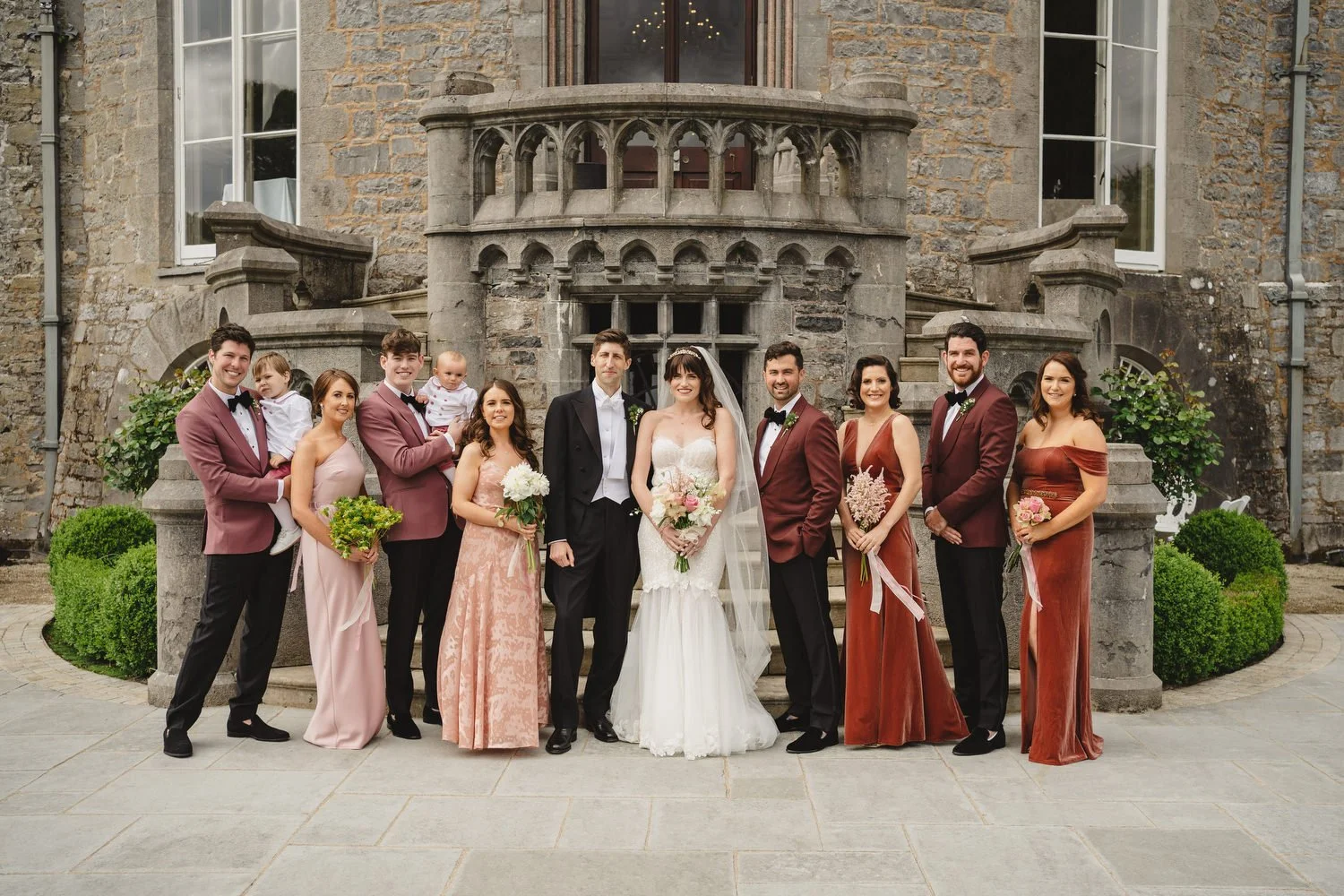  Triona and Riley’s wedding in the gorgeous Markree Castle and estate in County Sligo, Ireland.  Their Irish American wedding ceremony and reception were all in the Castle. 