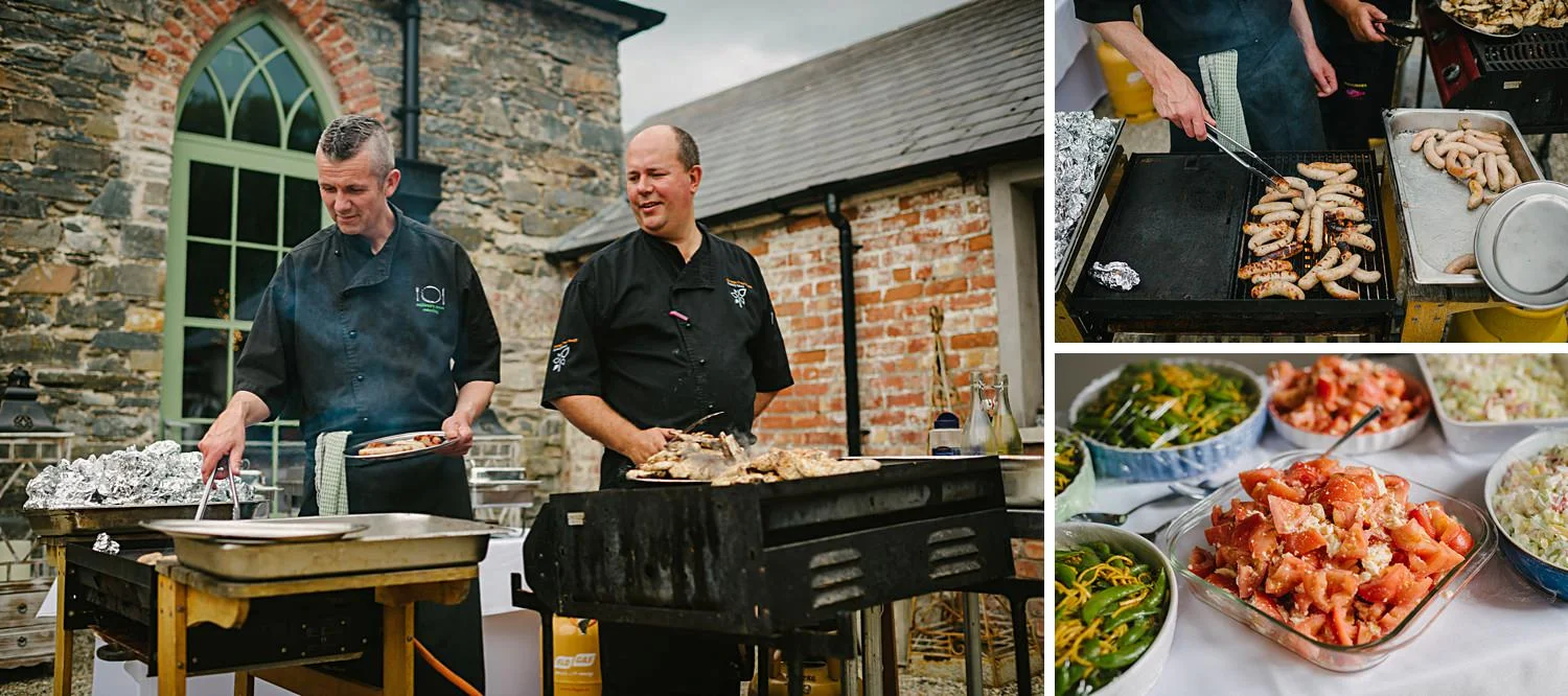  Wedding Barbecue BBQ at Orange Tree house Northern Ireland. 