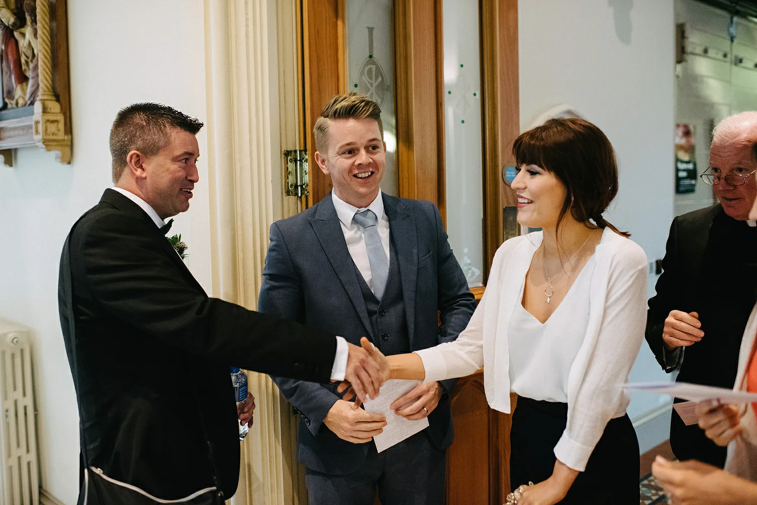  St. Malachy's Church George's Market Wedding Photos Belfast 