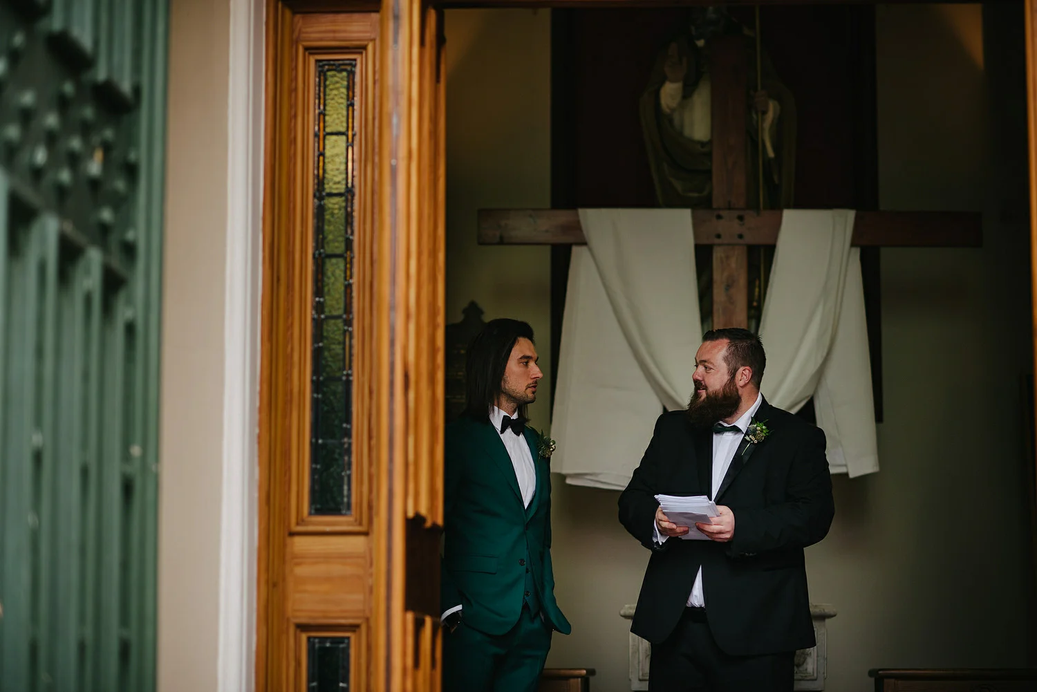  St. Malachy's Church George's Market Wedding Photos Belfast 