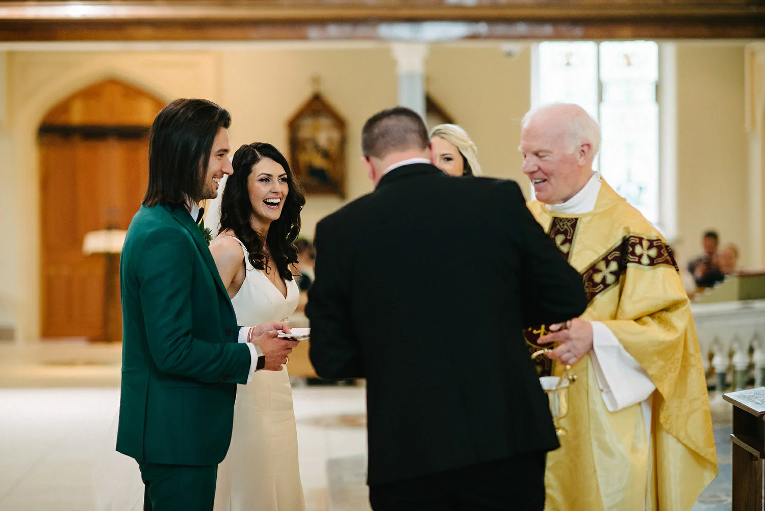 St. Malachy's Church George's Market Wedding Photos Belfast 