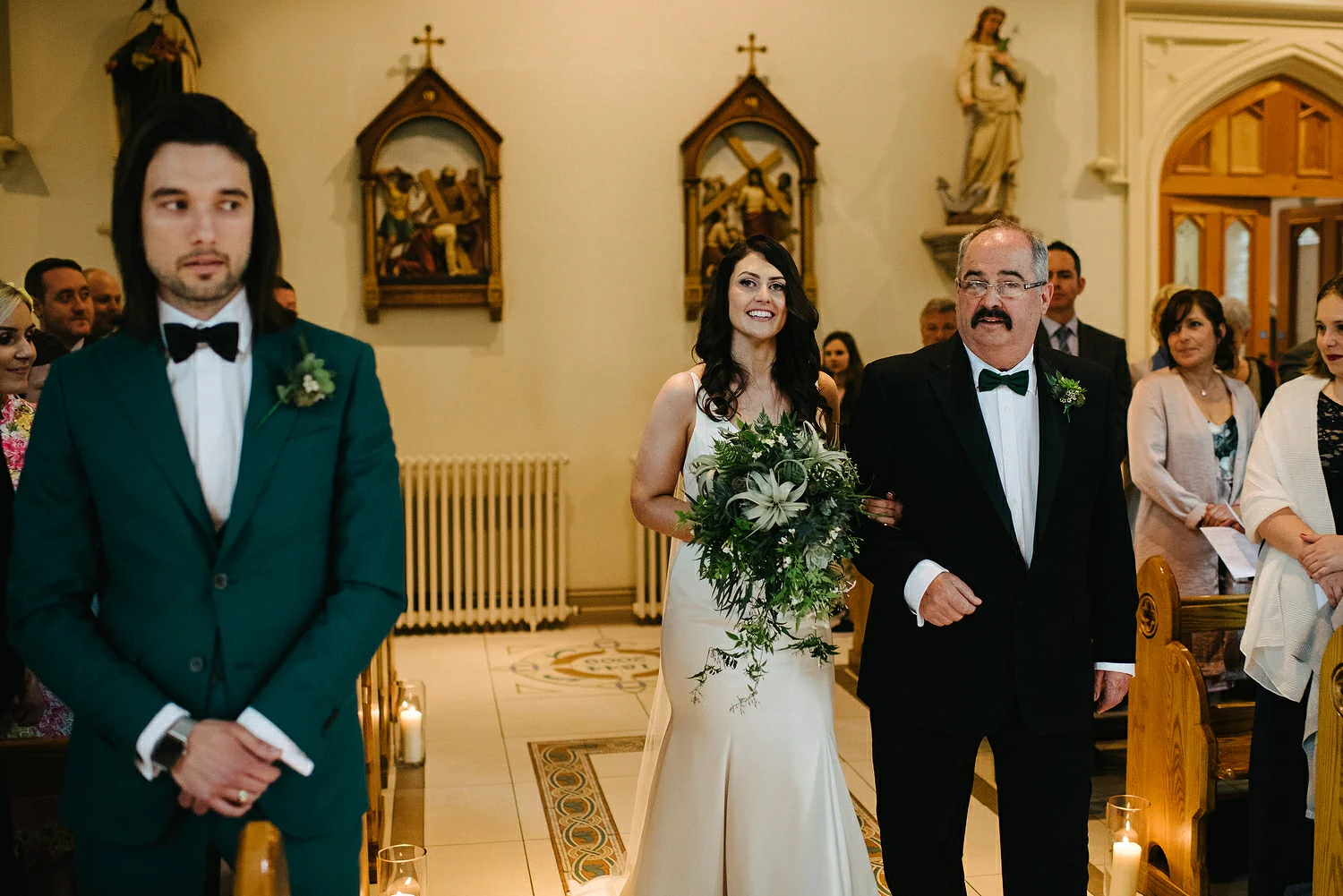  St. Malachy's Church George's Market Wedding Photos Belfast 