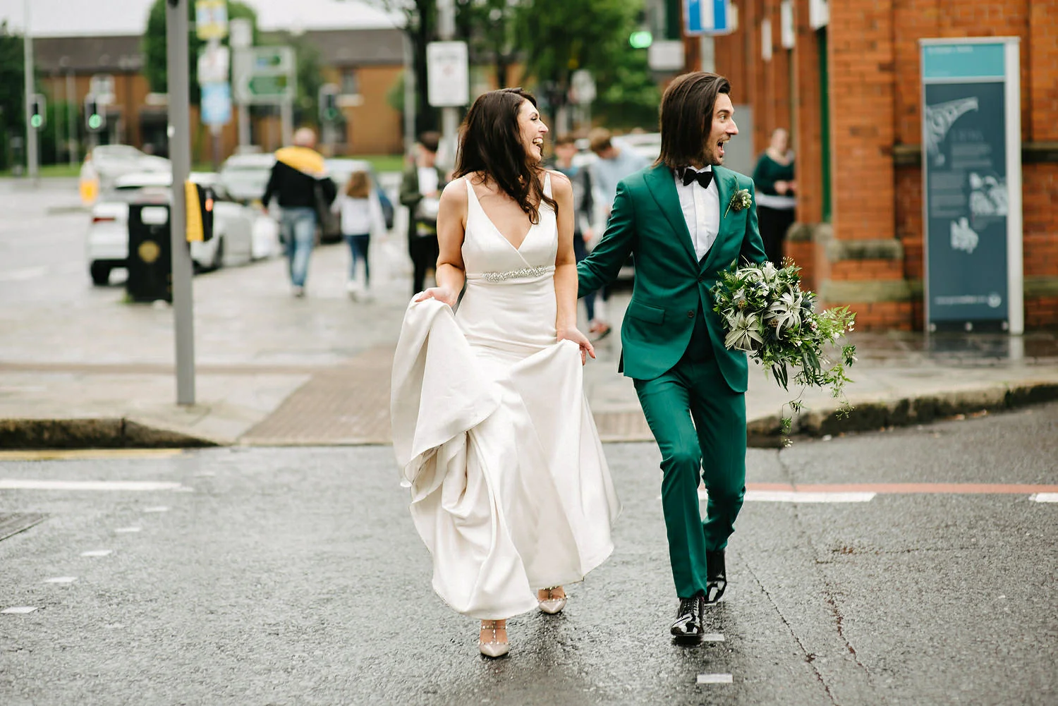  St. Malachy's Church George's Market Wedding Photos Belfast 