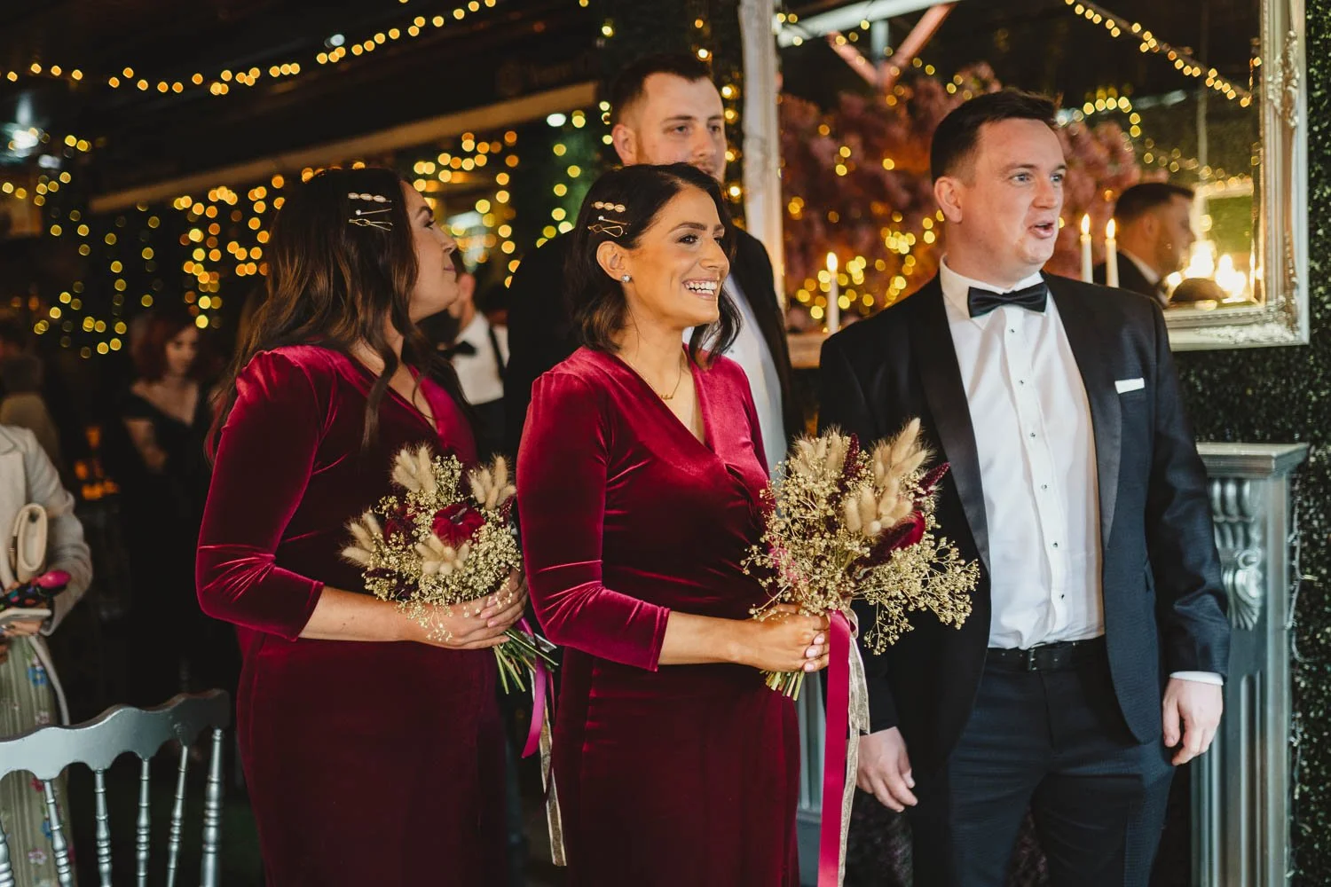  Louise and Peter’s gorgeous wedding photos in The Treehouse at AMPM. After morning prep in Omagh, we headed to Belfast for their humanist ceremony in AMPM, followed by photos around City Hall in Belfast.  