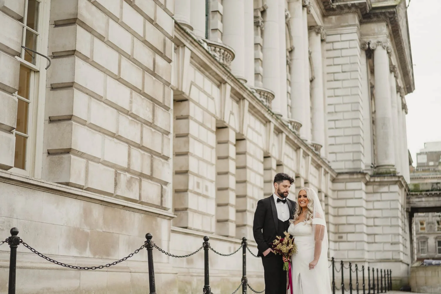  Louise and Peter’s gorgeous wedding photos in The Treehouse at AMPM. After morning prep in Omagh, we headed to Belfast for their humanist ceremony in AMPM, followed by photos around City Hall in Belfast.  