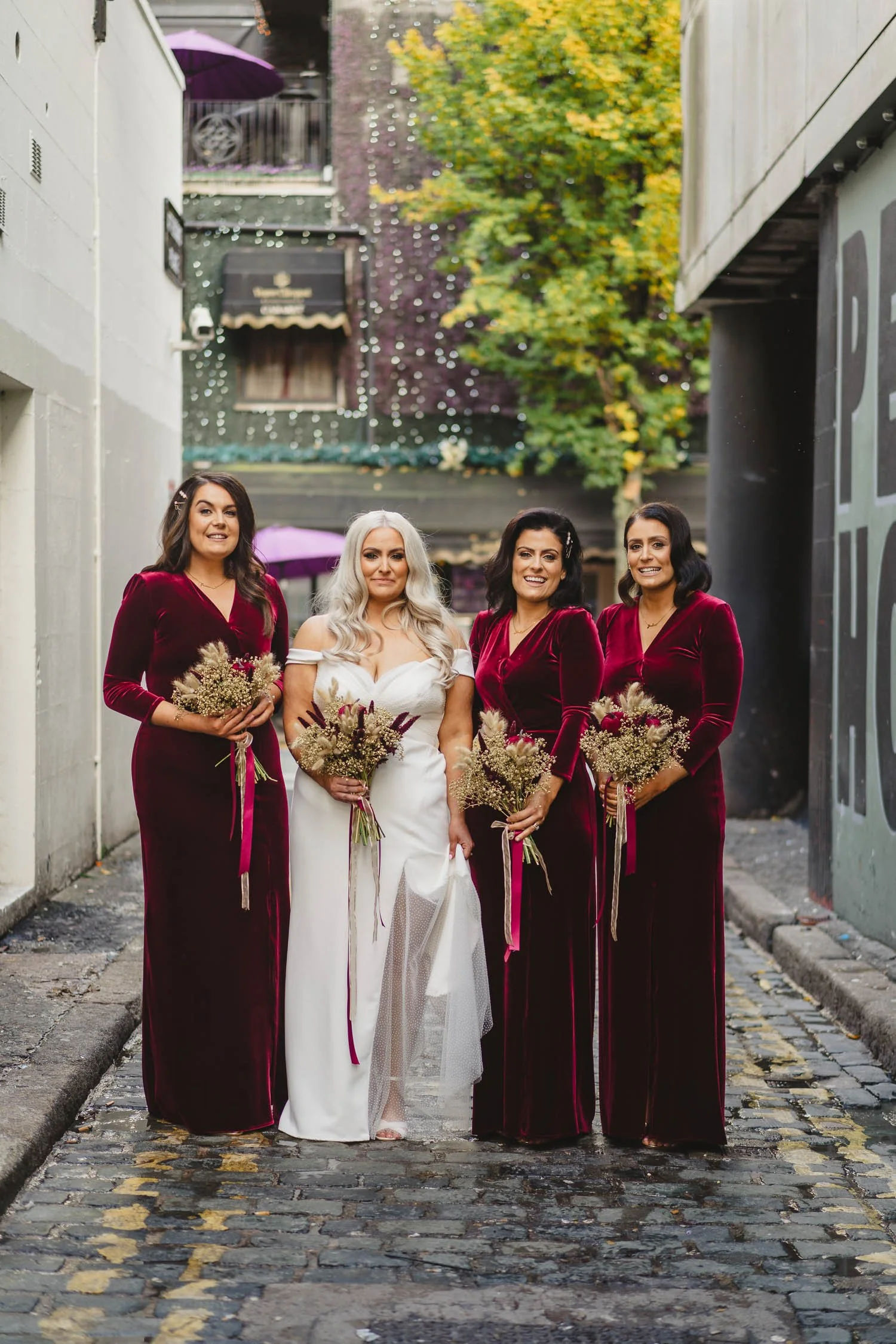  Louise and Peter’s gorgeous wedding photos in The Treehouse at AMPM. After morning prep in Omagh, we headed to Belfast for their humanist ceremony in AMPM, followed by photos around City Hall in Belfast.  