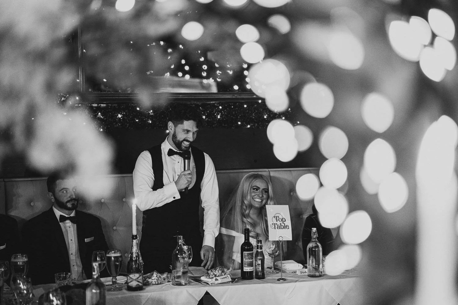  Louise and Peter’s gorgeous wedding photos in The Treehouse at AMPM. After morning prep in Omagh, we headed to Belfast for their humanist ceremony in AMPM, followed by photos around City Hall in Belfast.  