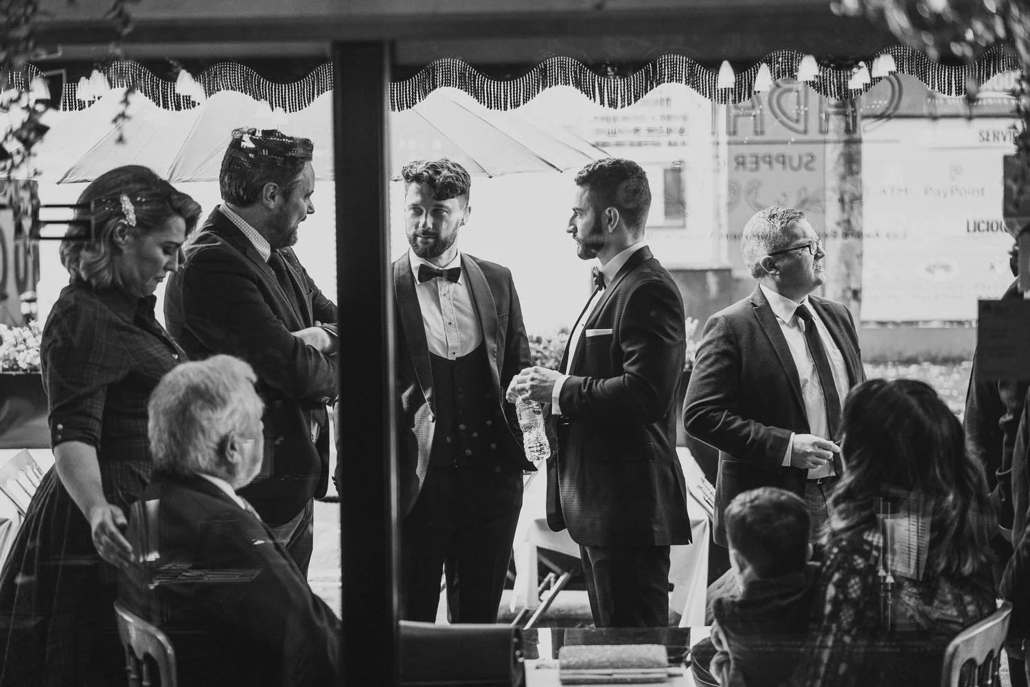  Louise and Peter’s gorgeous wedding photos in The Treehouse at AMPM. After morning prep in Omagh, we headed to Belfast for their humanist ceremony in AMPM, followed by photos around City Hall in Belfast.  