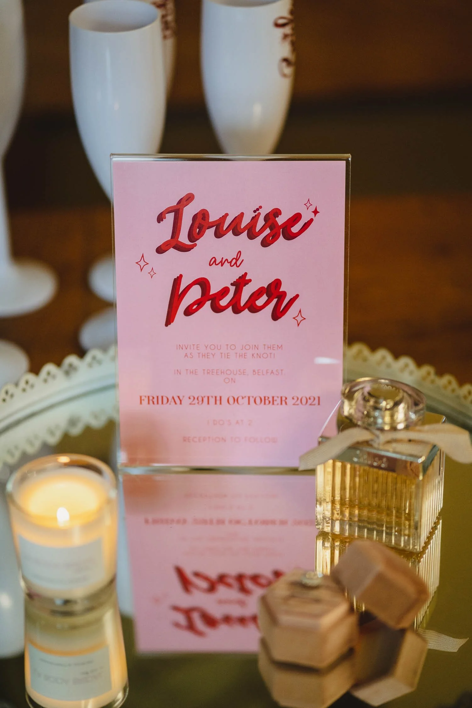  Louise and Peter’s gorgeous wedding photos in The Treehouse at AMPM. After morning prep in Omagh, we headed to Belfast for their humanist ceremony in AMPM, followed by photos around City Hall in Belfast.  