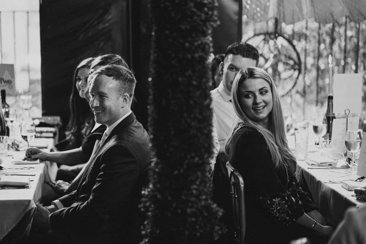  Louise and Peter’s gorgeous wedding photos in The Treehouse at AMPM. After morning prep in Omagh, we headed to Belfast for their humanist ceremony in AMPM, followed by photos around City Hall in Belfast.  