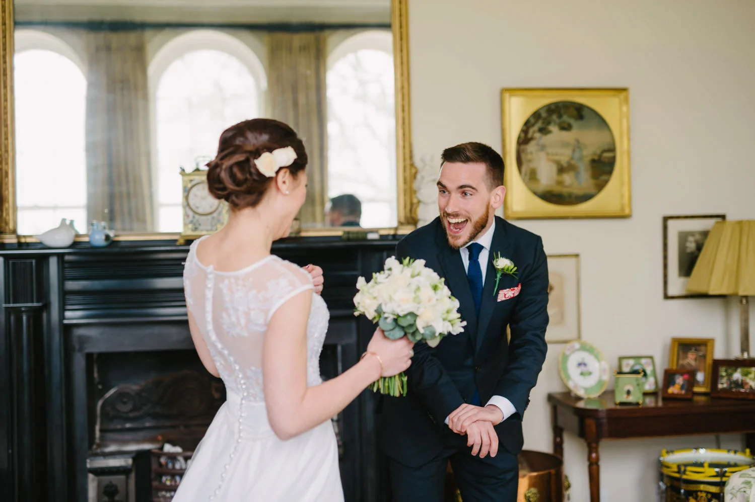  Tullyveery House Wedding first look 