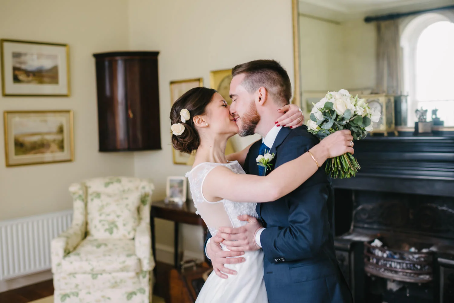  Tullyveery House Wedding first look 