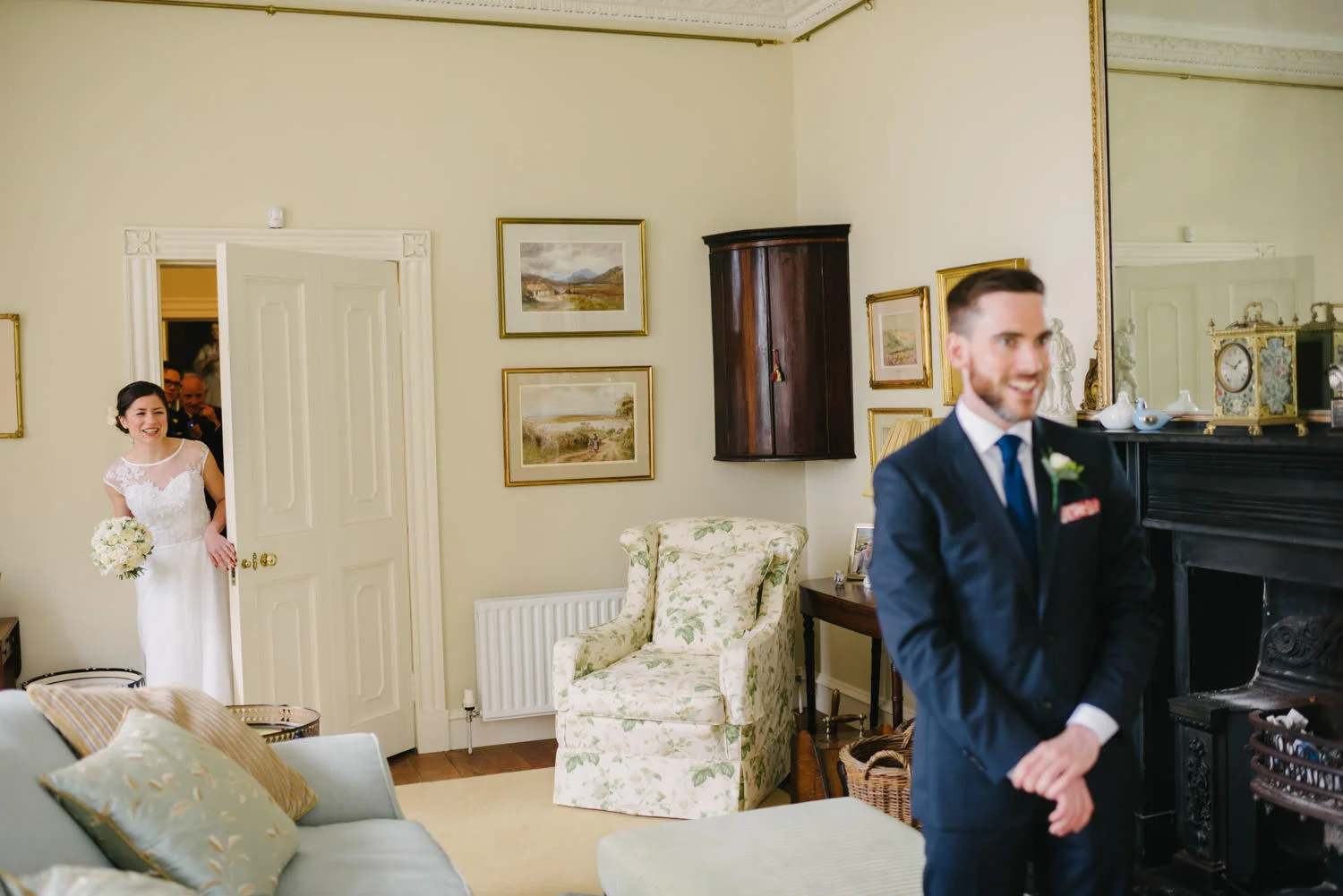  Tullyveery House Wedding first look 
