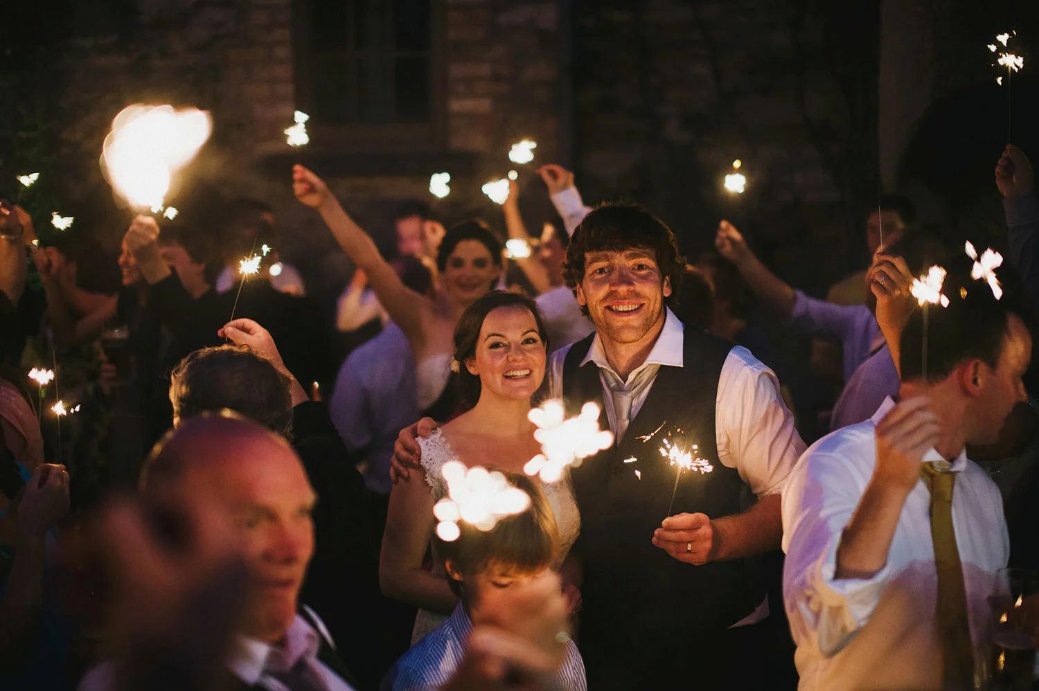  Wedding sparkler photographs in Ireland 