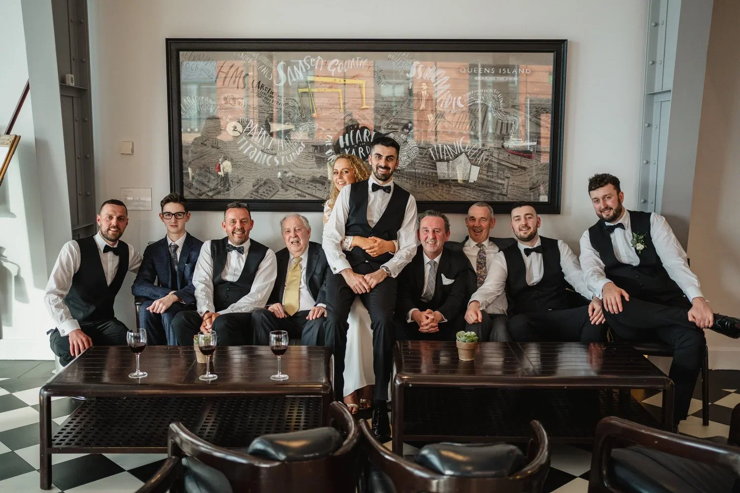 Wedding fun at Titanic Hotel
