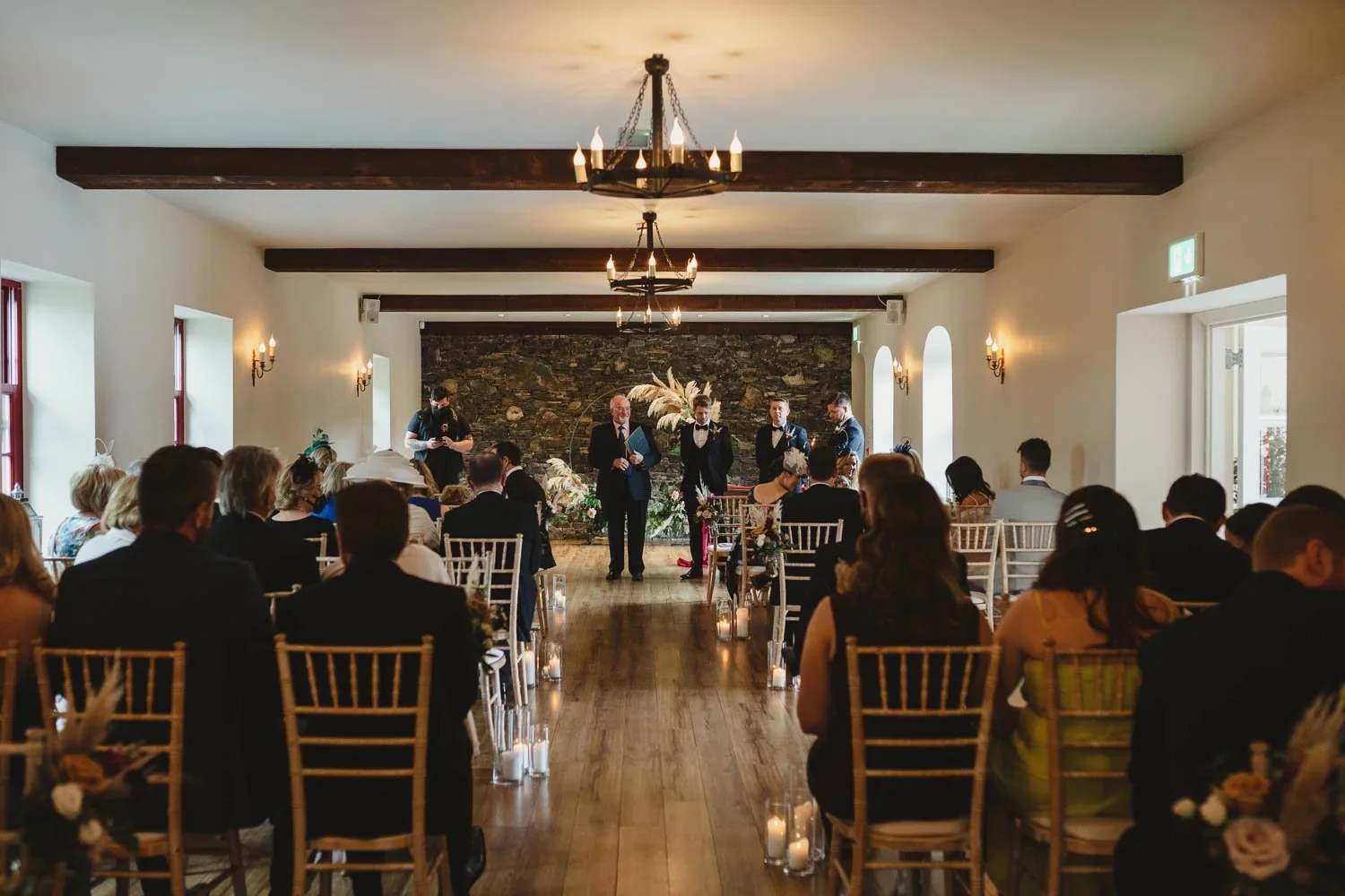 Larchfield Estate indoor ceremony room